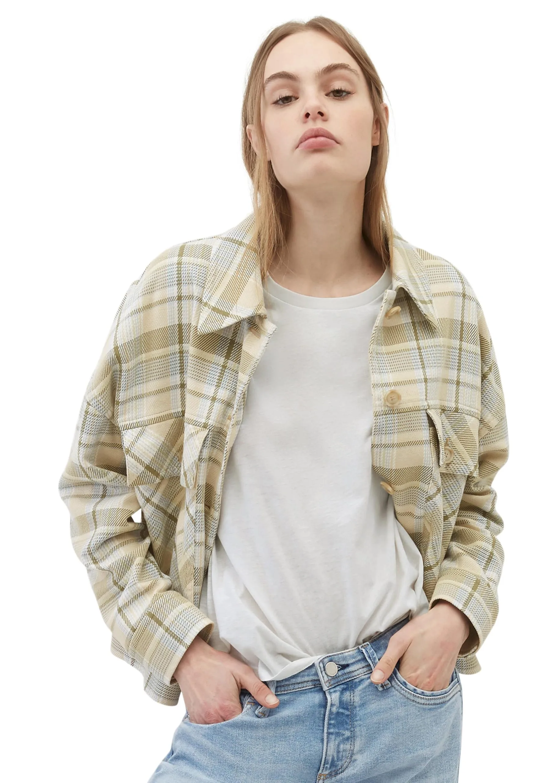 Marc O'Polo DENIM T-shirts Shirts Kvinder Hvid-meleret 4 Marc O'Polo DENIM T-shirts Shirts Kvinder Hvid-meleret - Billede 2