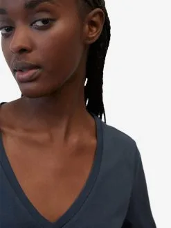 Marc O'Polo DENIM T-shirts Shirts Kvinder Marin -Marc O'Polo Butik 05229292cecfdfcafed54d49eba20a77