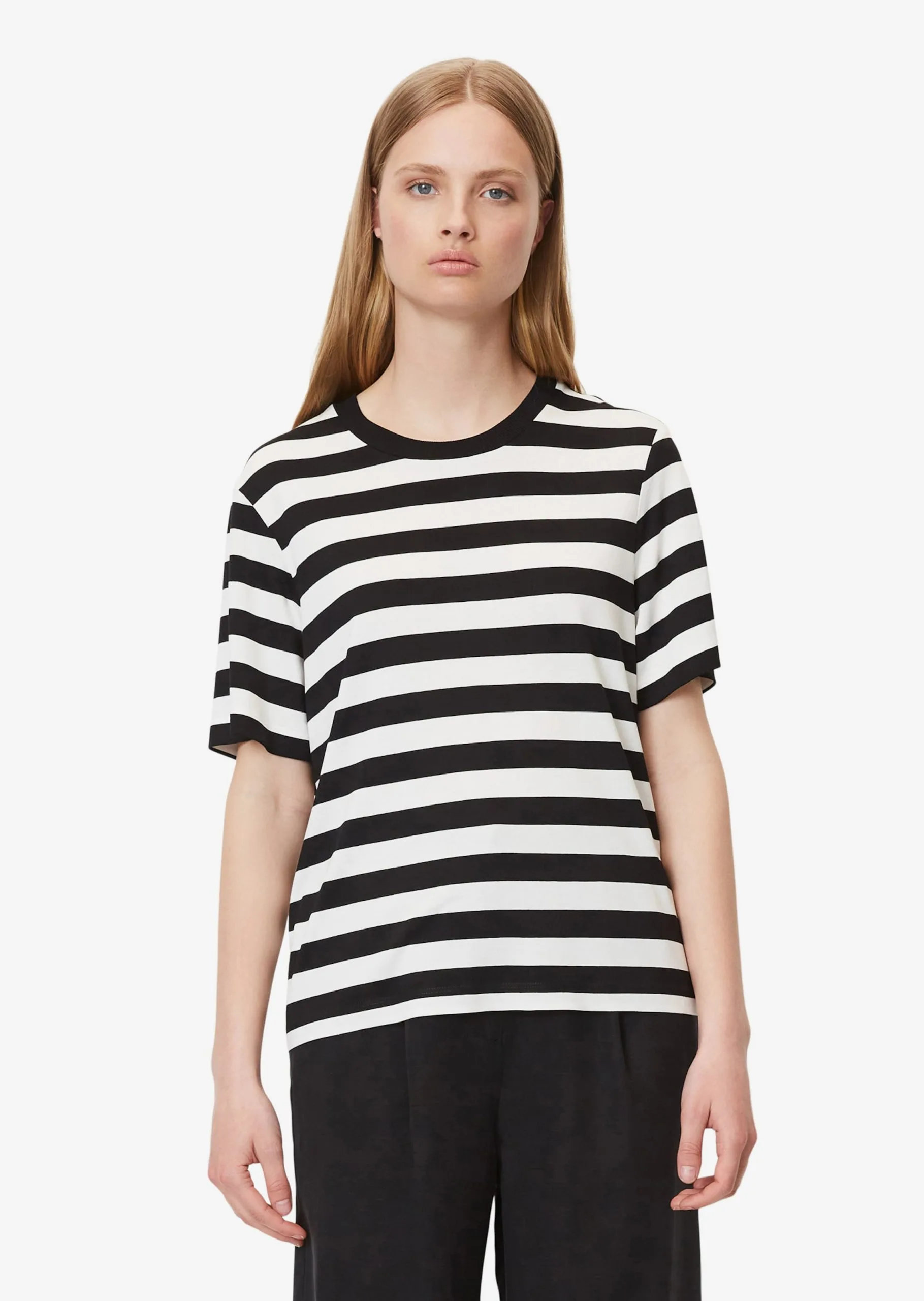 Marc O'Polo DENIM T-shirts Shirts Kvinder Sort / Hvid 4 Marc O'Polo DENIM T-shirts Shirts Kvinder Sort / Hvid - Billede 2