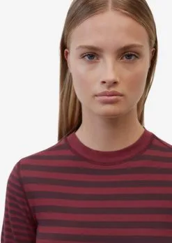 Marc O'Polo DENIM Langærmede Trøjer Shirts Kvinder Mørkerød -Marc O'Polo Butik 08f53eb59798252006534c229710736c