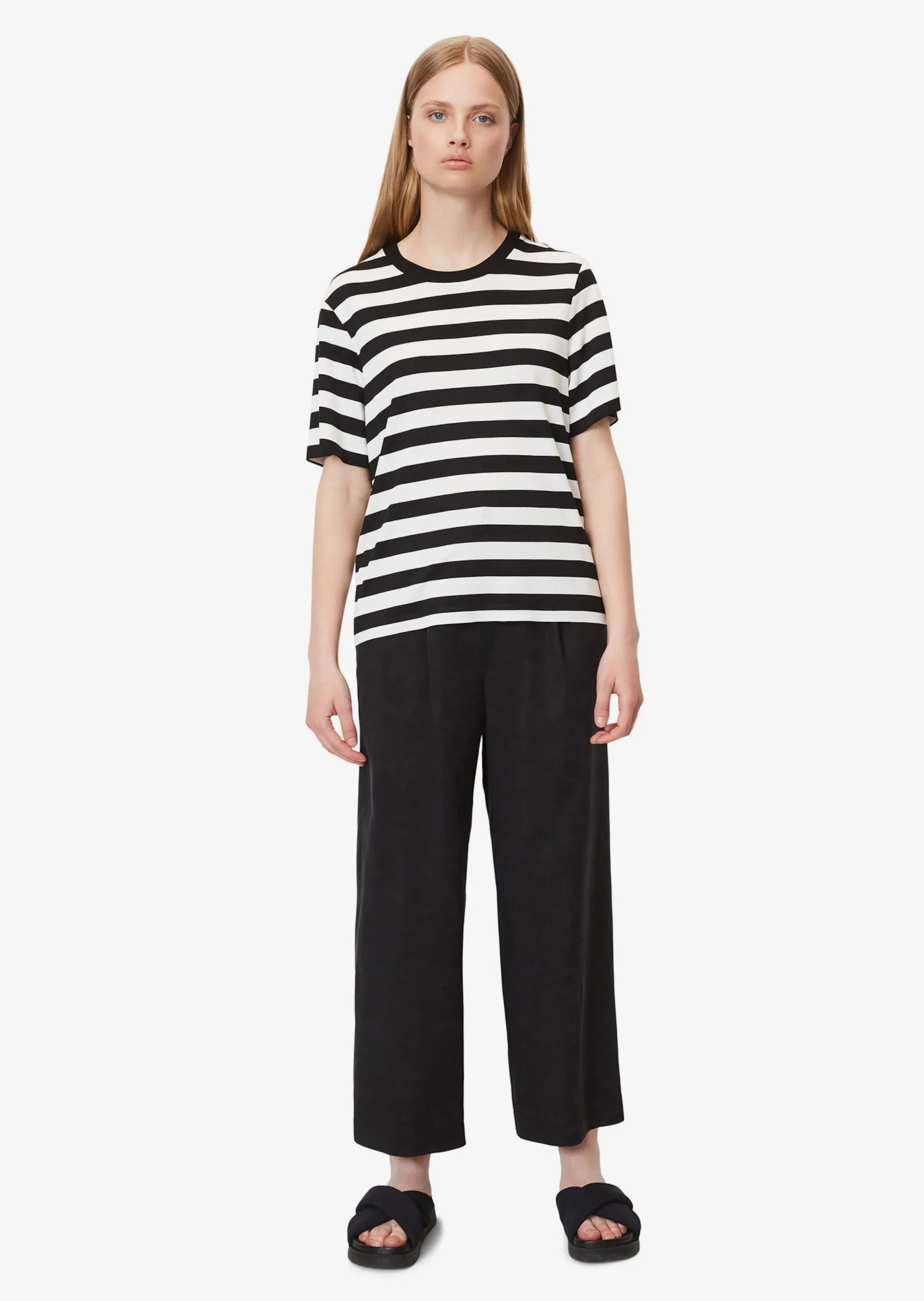 Marc O'Polo DENIM T-shirts Shirts Kvinder Sort / Hvid 7 Marc O'Polo DENIM T-shirts Shirts Kvinder Sort / Hvid - Billede 5