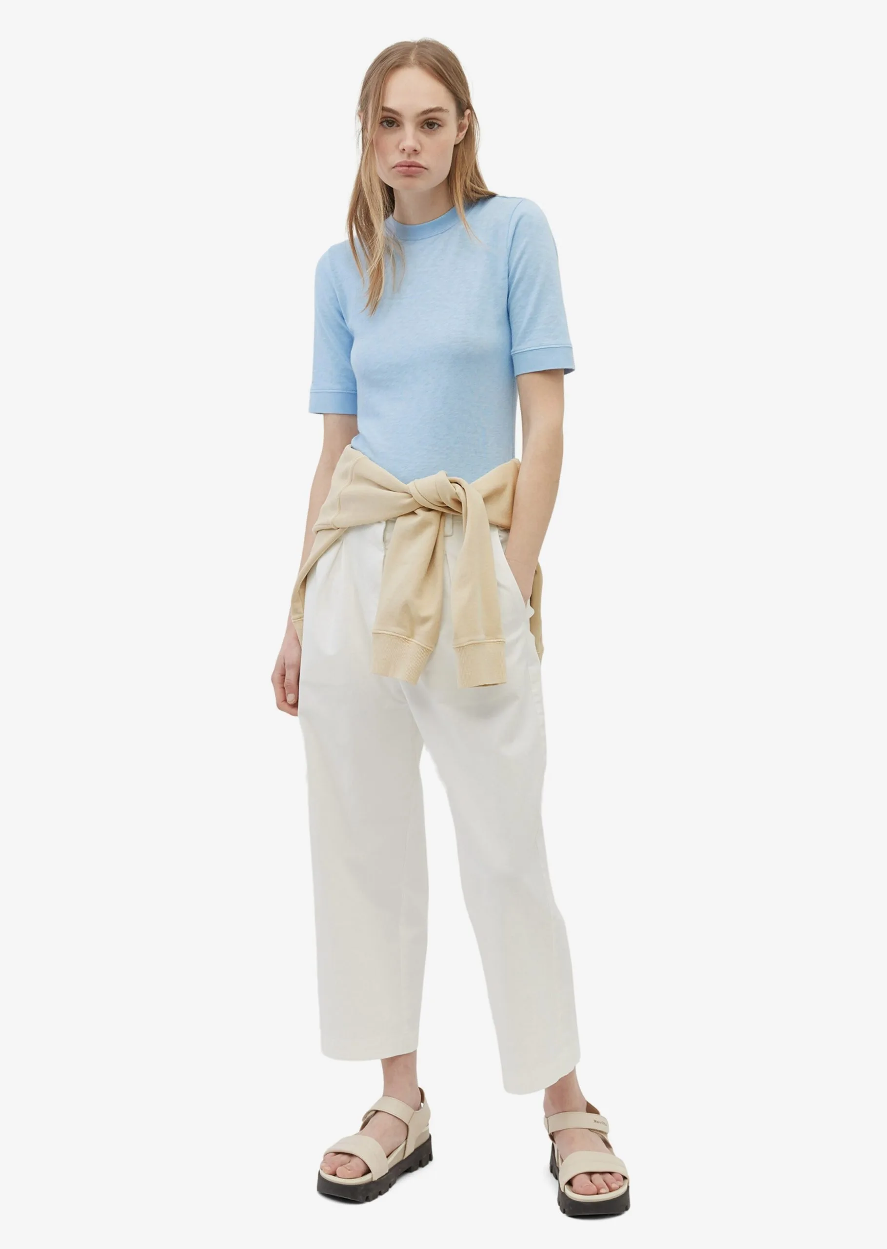 Marc O'Polo DENIM T-shirts Shirts Kvinder Blå 5 Marc O'Polo DENIM T-shirts Shirts Kvinder Blå - Billede 3