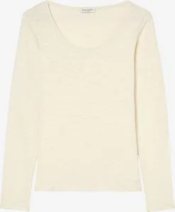 Marc O'Polo Langærmede Trøjer Shirts Kvinder Beige-meleret