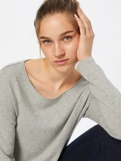 Marc O'Polo DENIM Langærmede Trøjer Shirts Kvinder Grå-meleret -Marc O'Polo Butik 14e9ac1571e87b320e84b9651a312572