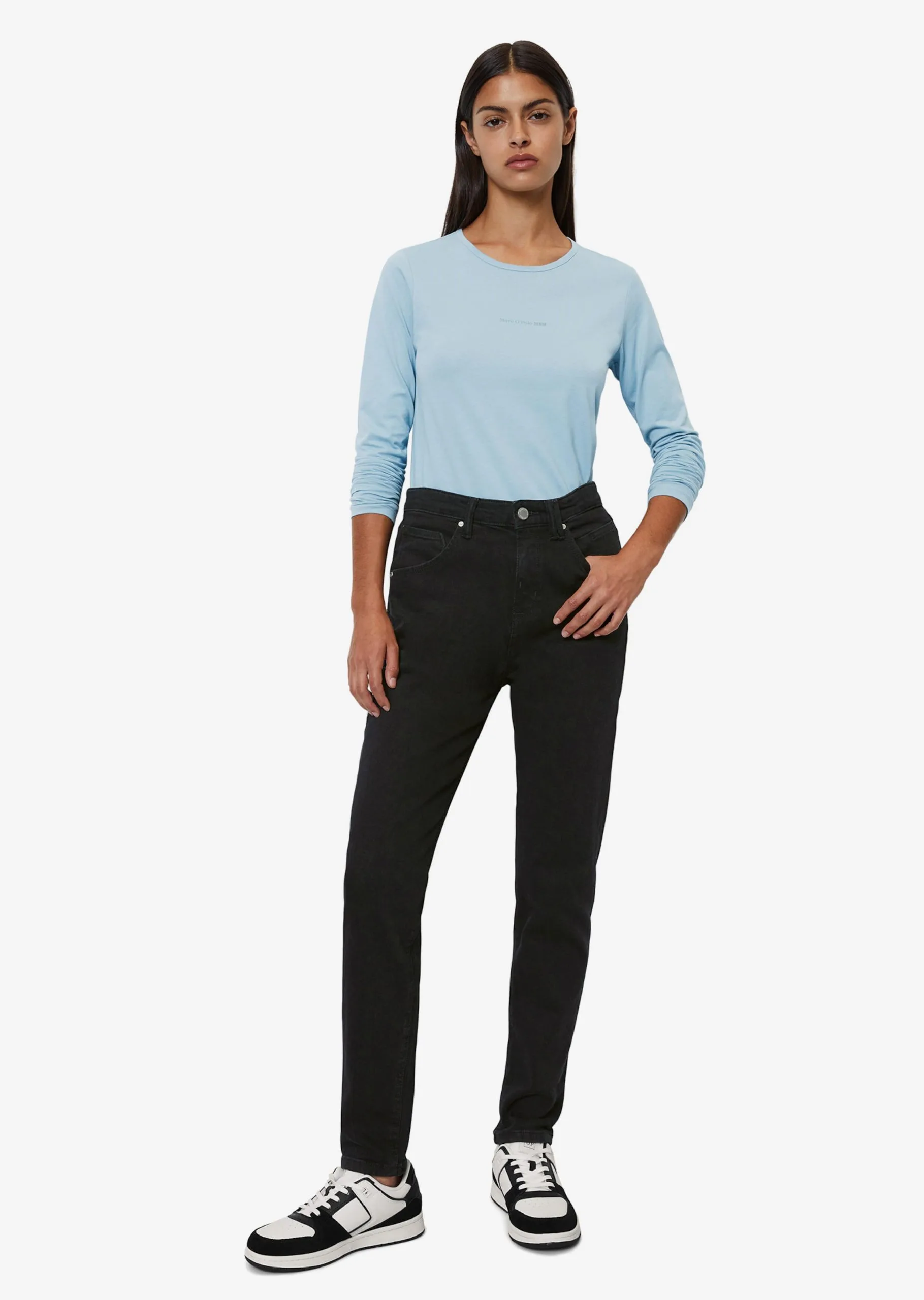 Marc O'Polo DENIM Langærmede Trøjer Shirts DfC Kvinder Lyseblå 5 Marc O'Polo DENIM Langærmede Trøjer Shirts DfC Kvinder Lyseblå - Billede 3