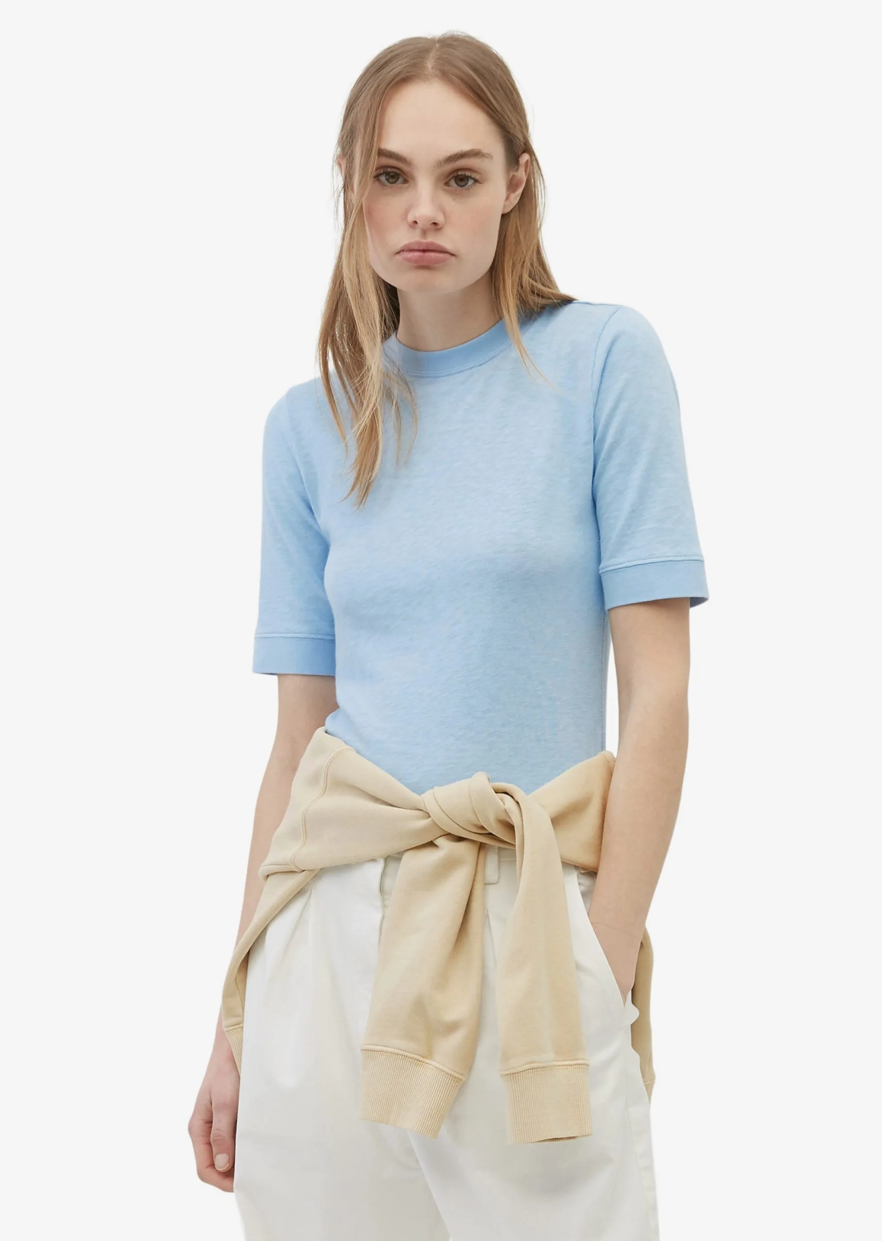 Marc O'Polo DENIM T-shirts Shirts Kvinder Blå 4 Marc O'Polo DENIM T-shirts Shirts Kvinder Blå - Billede 2