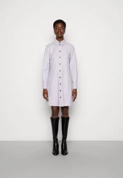 Marc O'Polo DRESS FEMININ SILHOUETTE SHIRT STYLE CUT LINES - Skjortekjole