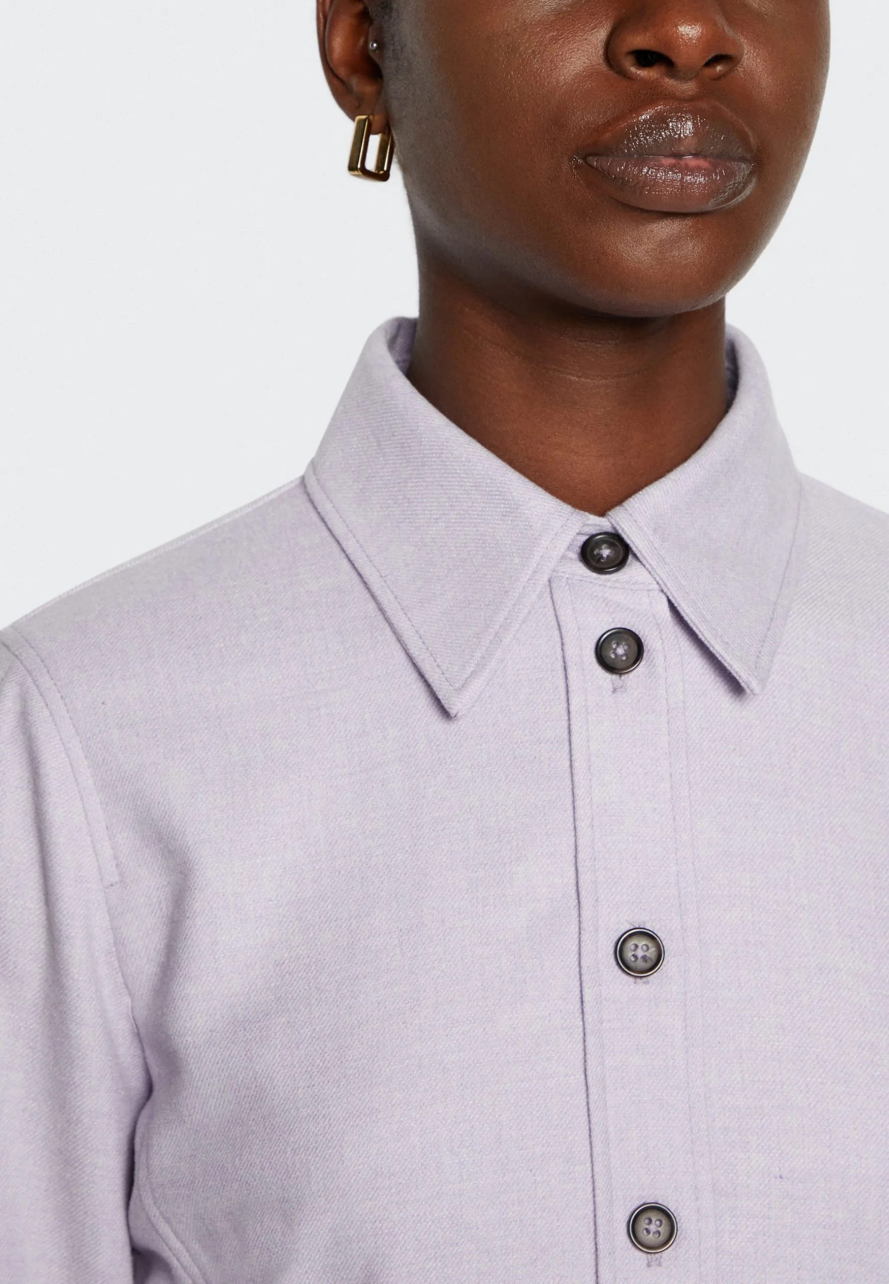 Marc O'Polo DRESS FEMININ SILHOUETTE SHIRT STYLE CUT LINES - Skjortekjole 7 Marc O'Polo DRESS FEMININ SILHOUETTE SHIRT STYLE CUT LINES - Skjortekjole - Billede 5