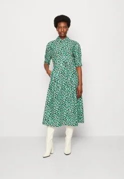 Marc O'Polo STYLE BELTED WAIST PLEATS DETAILS - Skjortekjole