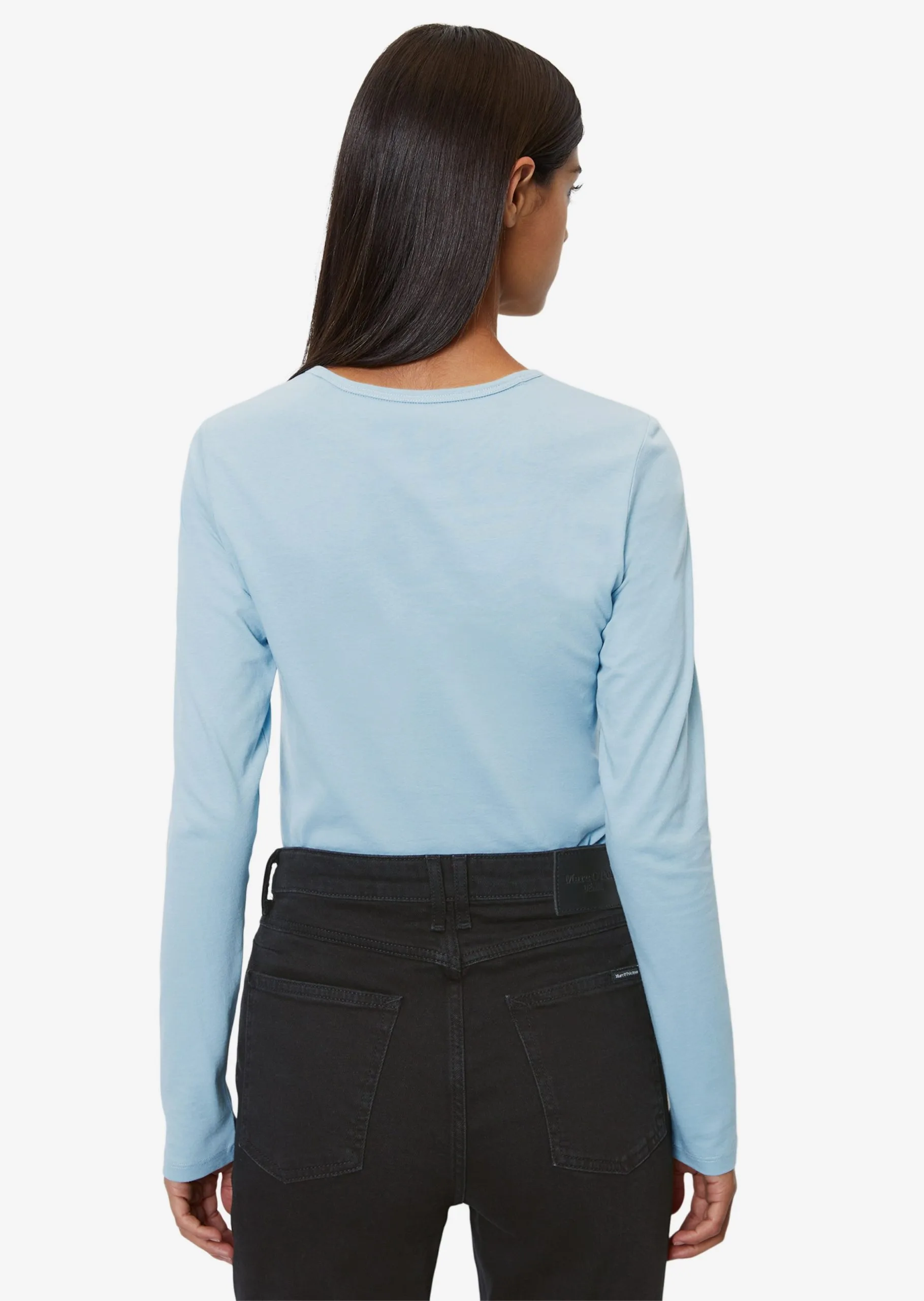 Marc O'Polo DENIM Langærmede Trøjer Shirts DfC Kvinder Lyseblå 7 Marc O'Polo DENIM Langærmede Trøjer Shirts DfC Kvinder Lyseblå - Billede 5