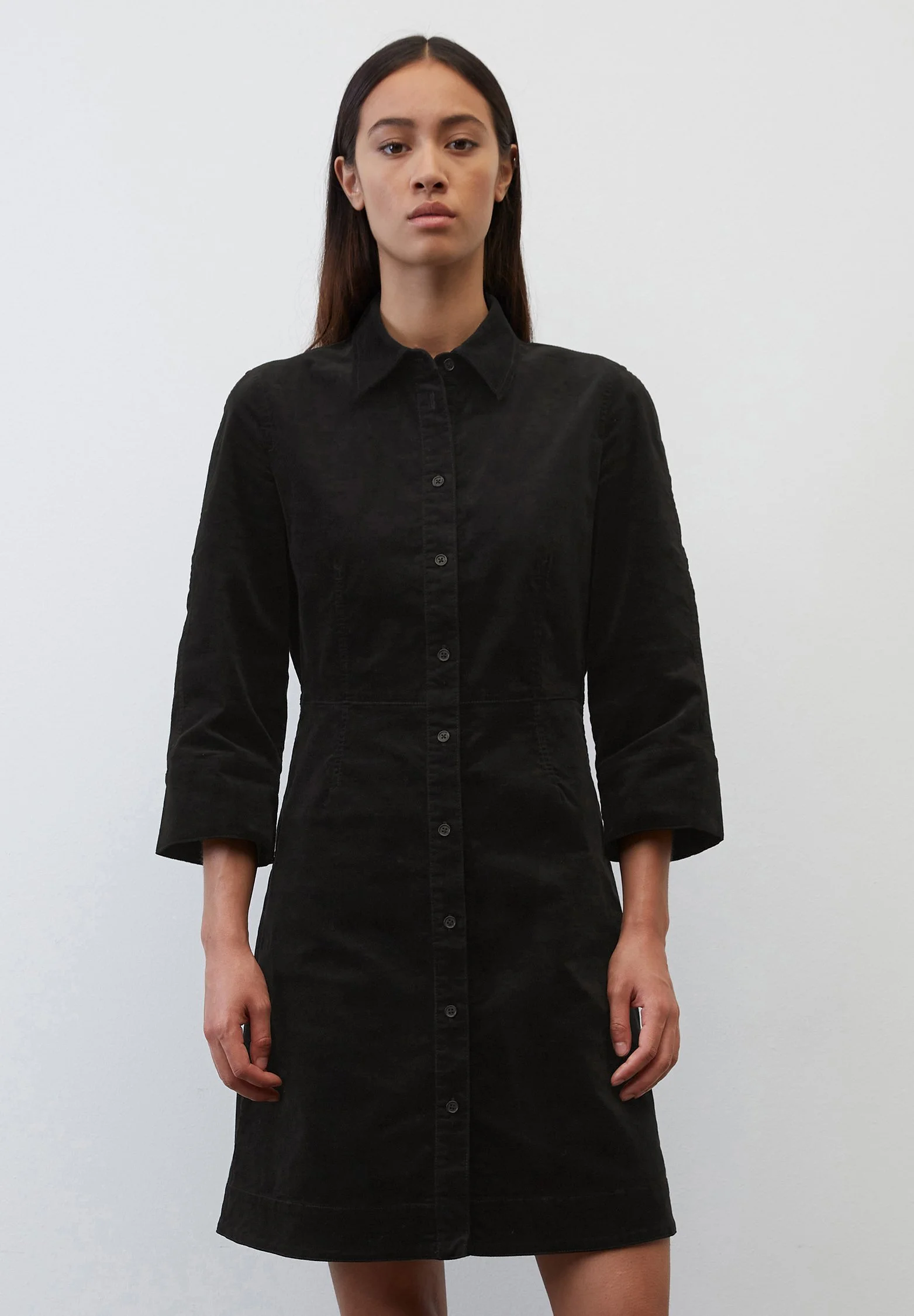 Marc O'Polo DRESS FITTED SHIRT STYLE BUTTON PLACKET SHORT LENGTH - Skjortekjole 3 Marc O'Polo DRESS FITTED SHIRT STYLE BUTTON PLACKET SHORT LENGTH - Skjortekjole