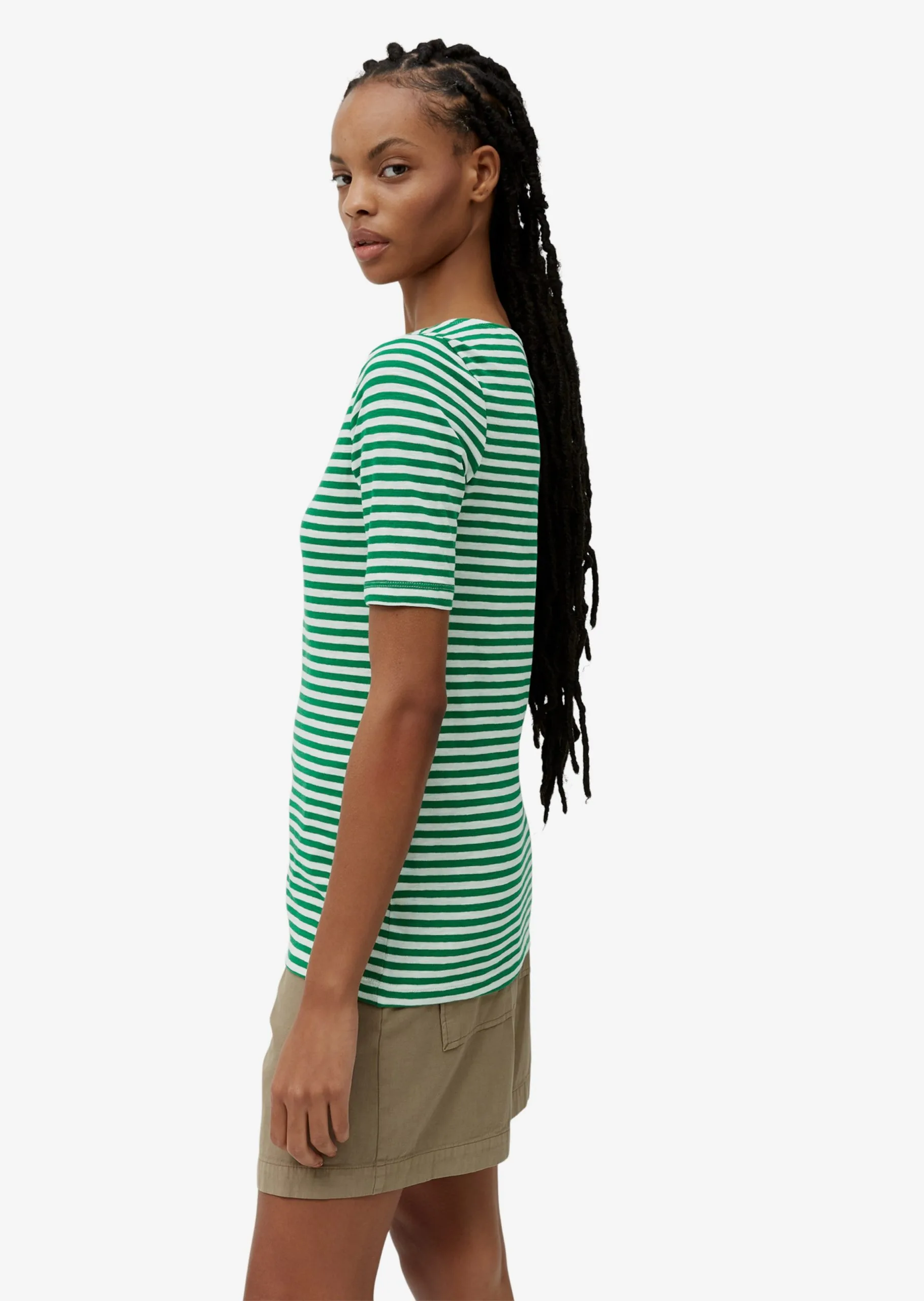 Marc O'Polo T-shirts Shirts Kvinder Græsgrøn 6 Marc O'Polo T-shirts Shirts Kvinder Græsgrøn - Billede 4