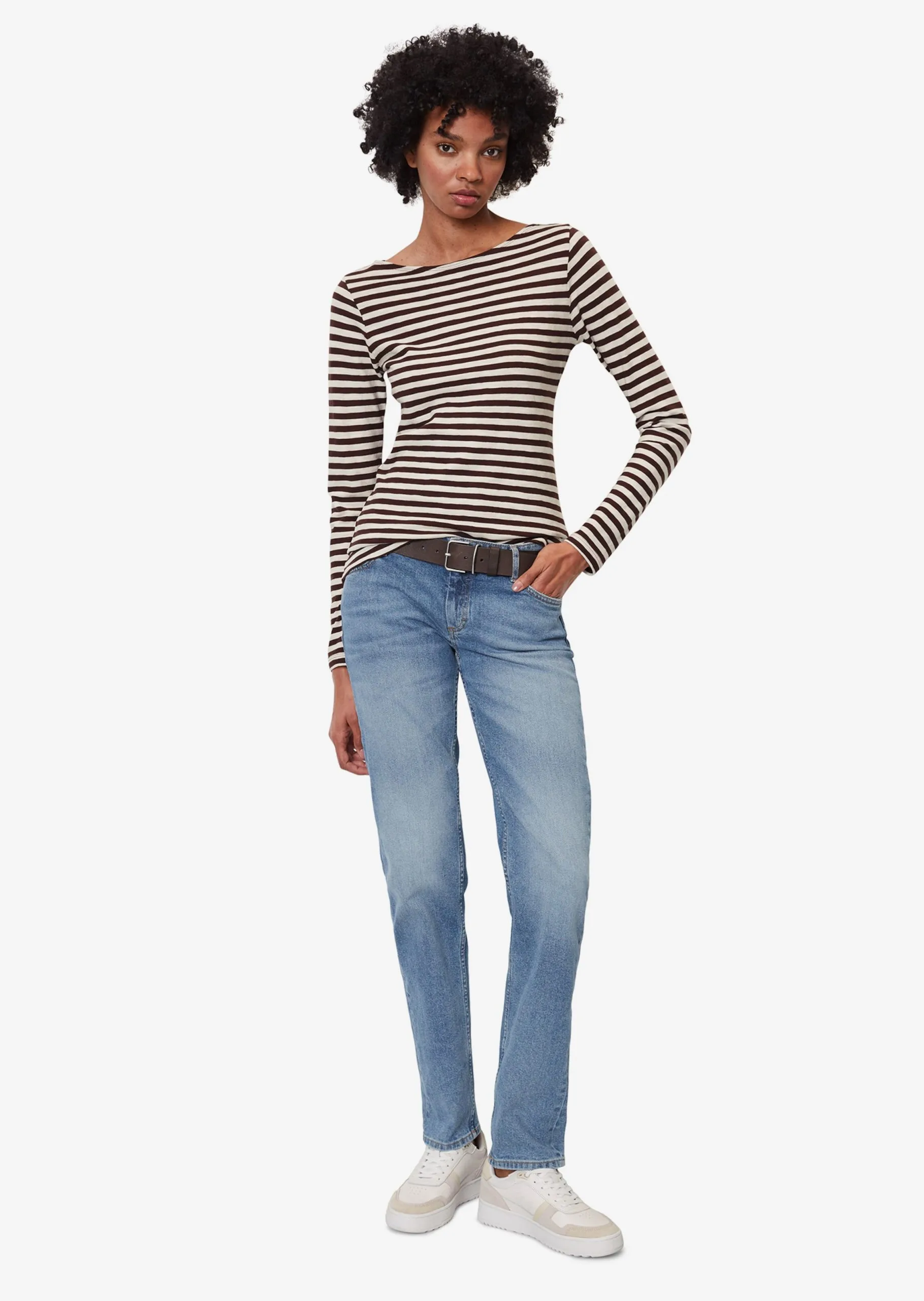 Marc O'Polo Langærmede Trøjer Shirts Kvinder Beige / Brun 5 Marc O'Polo Langærmede Trøjer Shirts Kvinder Beige / Brun - Billede 3