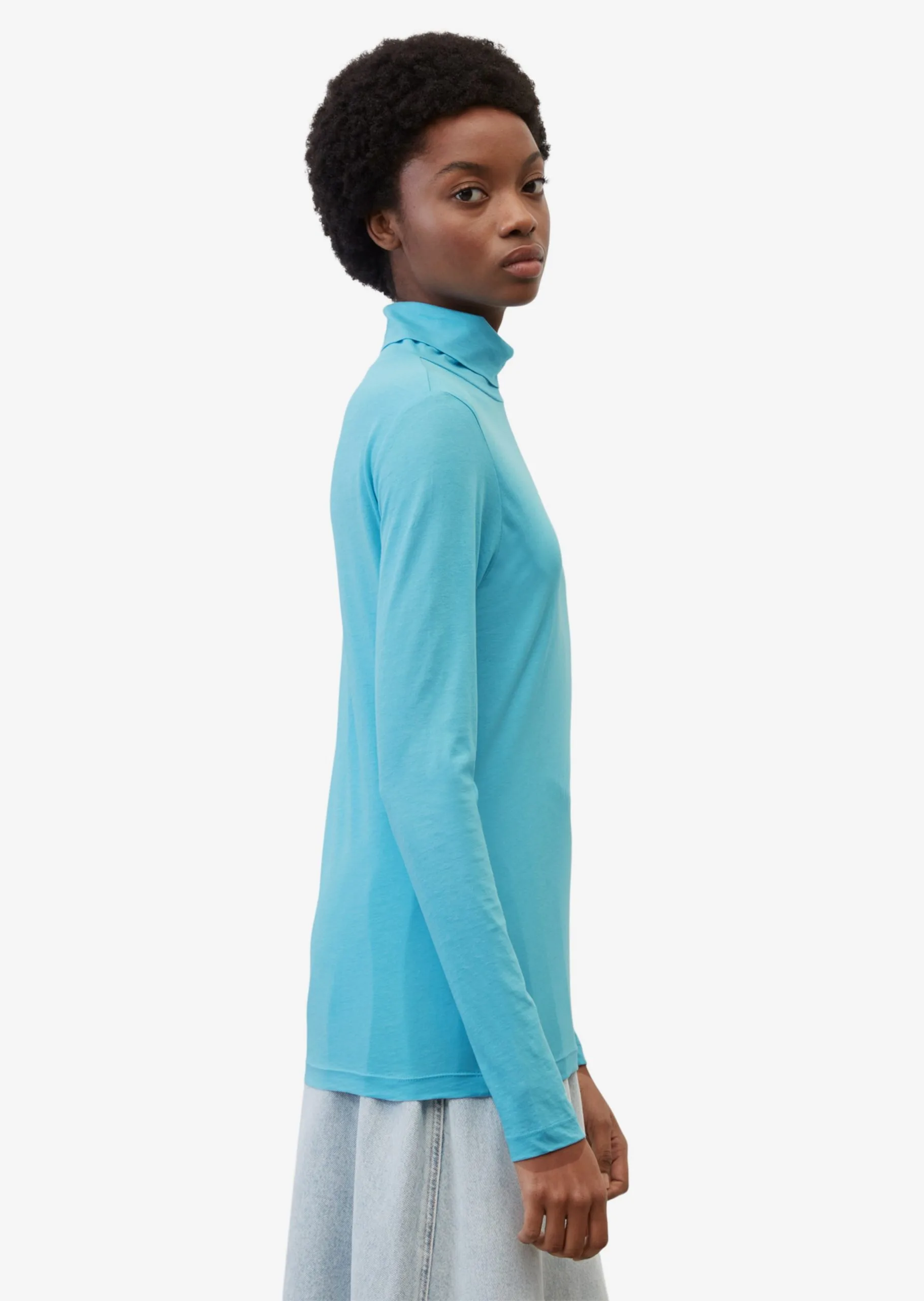 Marc O'Polo DENIM Langærmede Trøjer Shirts Kvinder Aqua 6 Marc O'Polo DENIM Langærmede Trøjer Shirts Kvinder Aqua - Billede 4