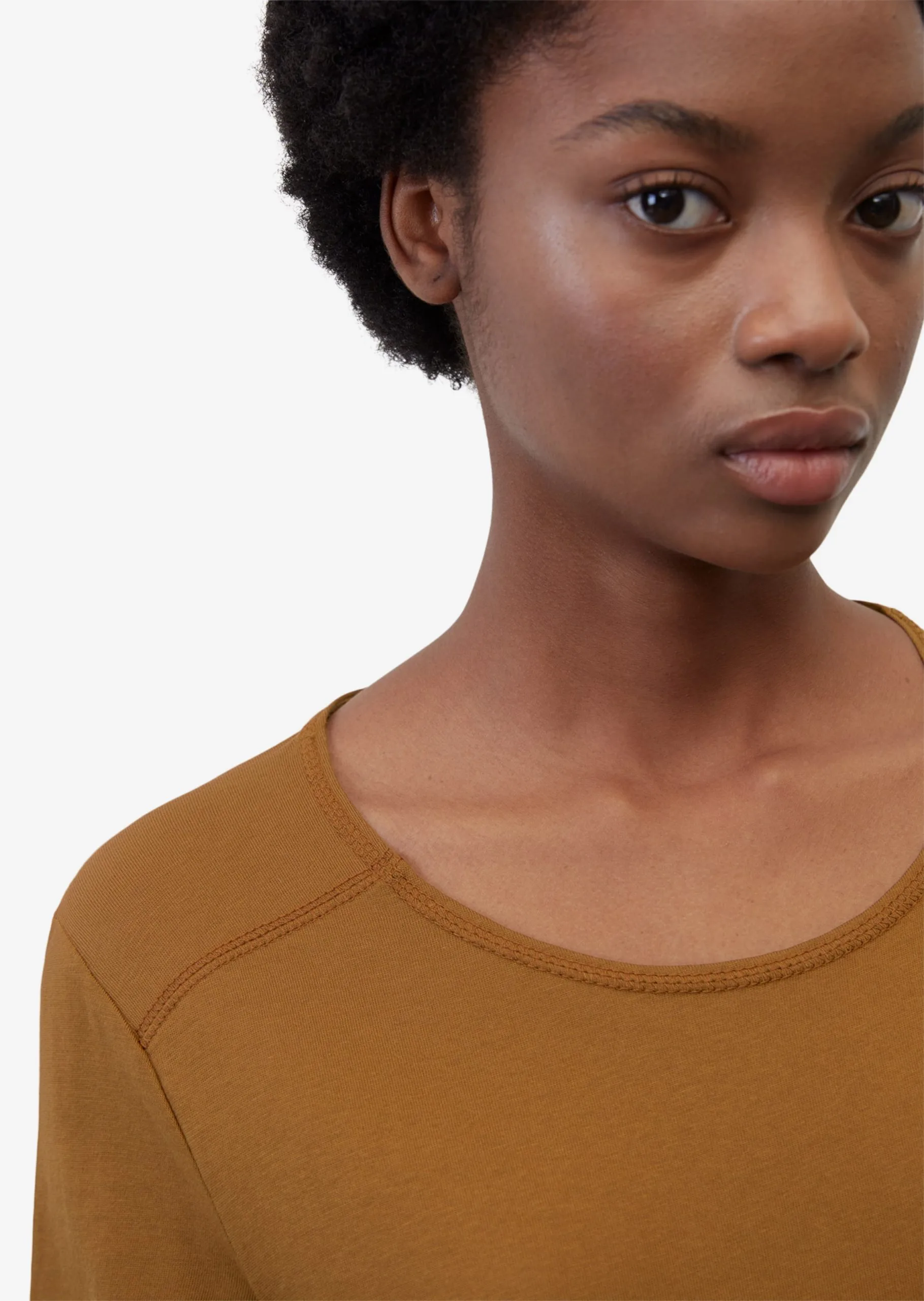 Marc O'Polo DENIM Langærmede Trøjer Shirts Kvinder Cognac 7 Marc O'Polo DENIM Langærmede Trøjer Shirts Kvinder Cognac - Billede 6