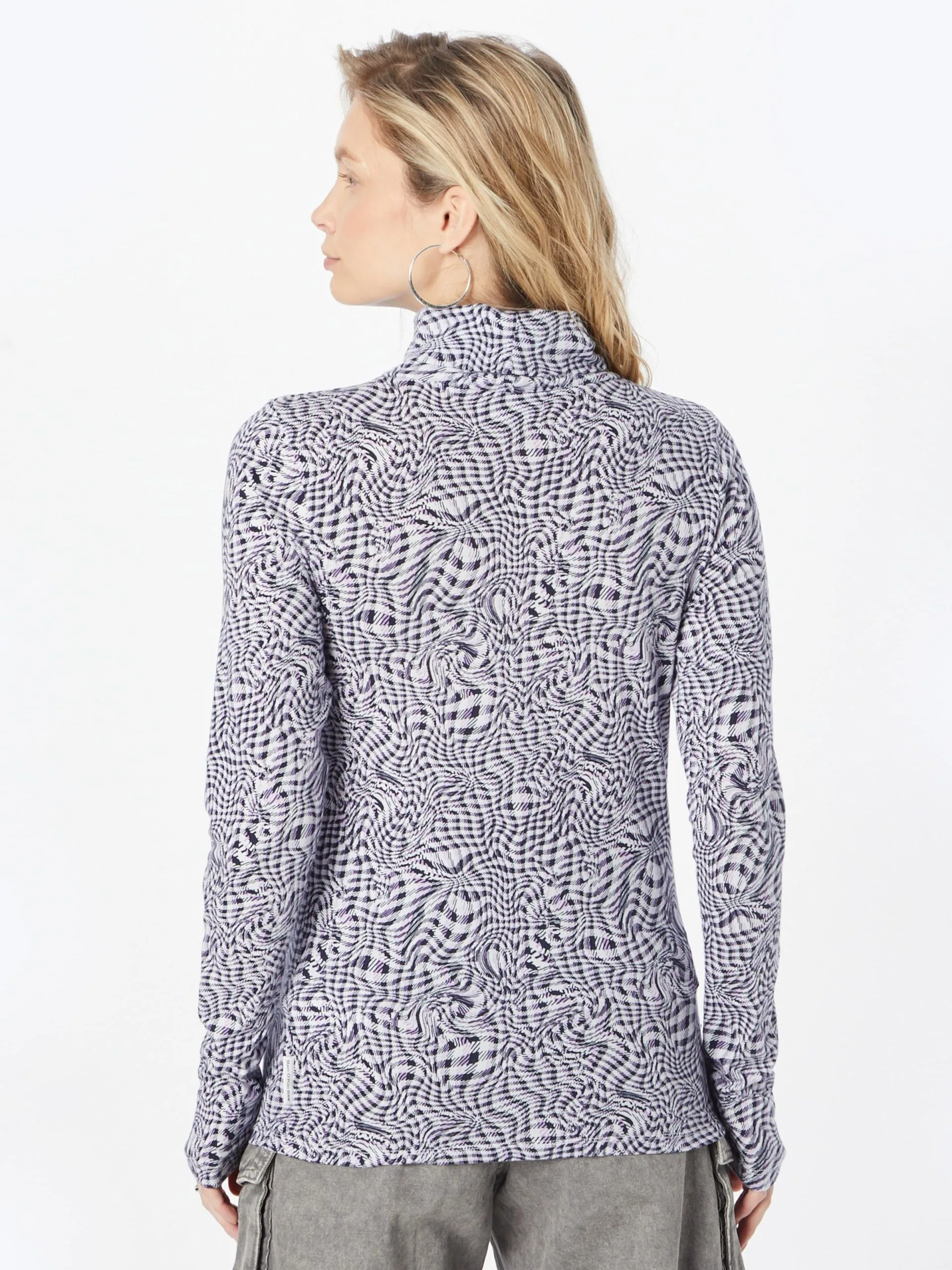 Marc O'Polo DENIM Langærmede Trøjer Shirts Kvinder Aubergine / Lyselilla / Hvid 6 Marc O'Polo DENIM Langærmede Trøjer Shirts Kvinder Aubergine / Lyselilla / Hvid - Billede 4