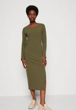 Marc O'Polo DRESS ROUND NECK LONG SLEEVE LEAN AND LONG WITH SLIT - Jerseykjoler 10 Marc O'Polo DRESS ROUND NECK LONG SLEEVE LEAN AND LONG WITH SLIT - Jerseykjoler -Marc O'Polo Butik 4d2c9e69bff240b5839d451293c1ecee