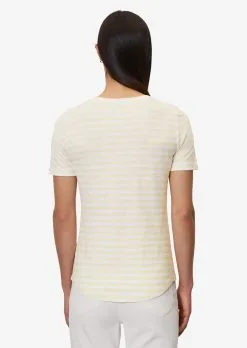 Marc O'Polo T-shirts Shirts Kvinder Beige / Hvid -Marc O'Polo Butik 53163acd6c9f436dba1b54841c0b57d6