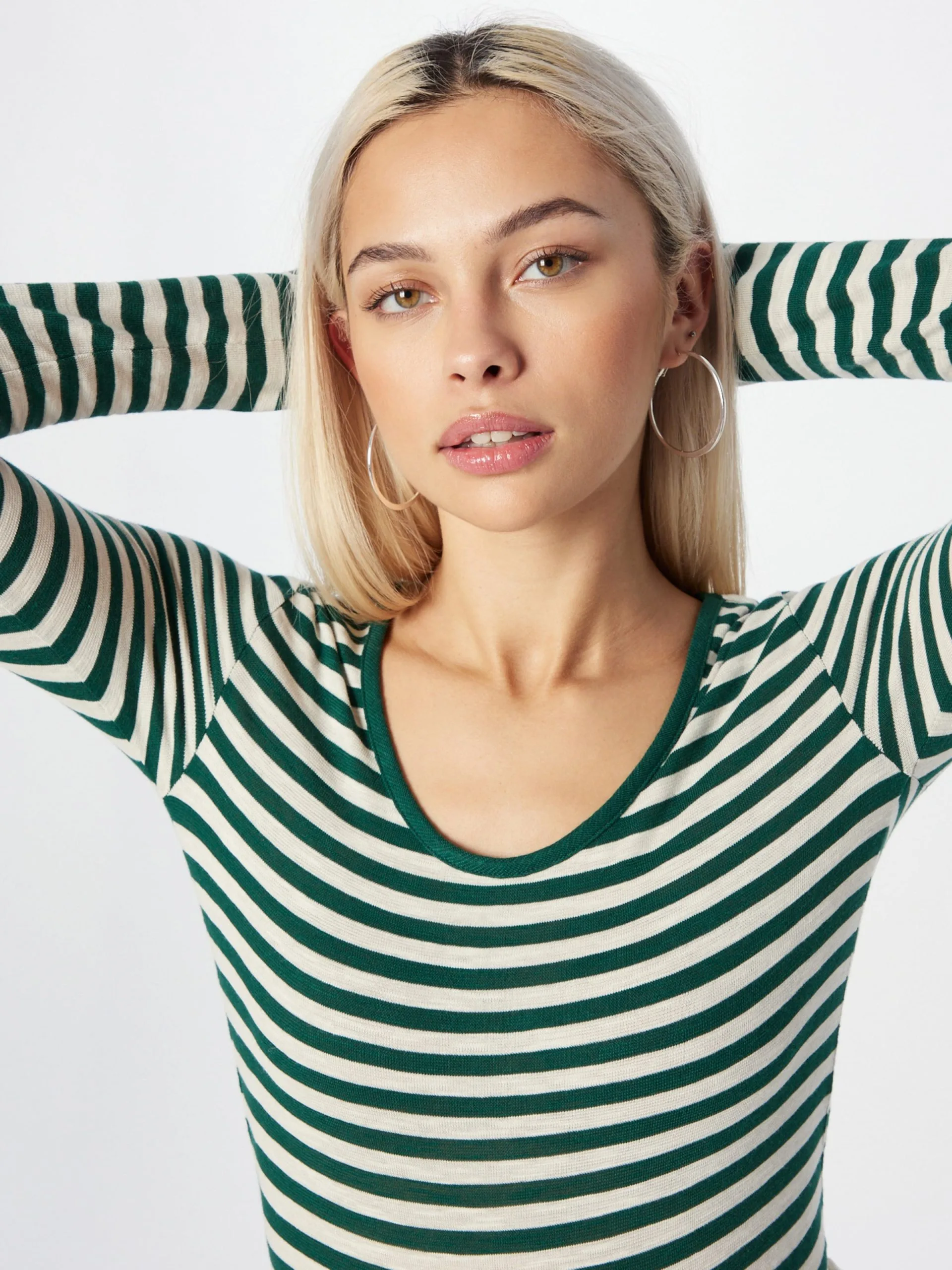 Marc O'Polo Langærmede Trøjer Shirts Kvinder Mørkegrøn 4 Marc O'Polo Langærmede Trøjer Shirts Kvinder Mørkegrøn - Billede 2