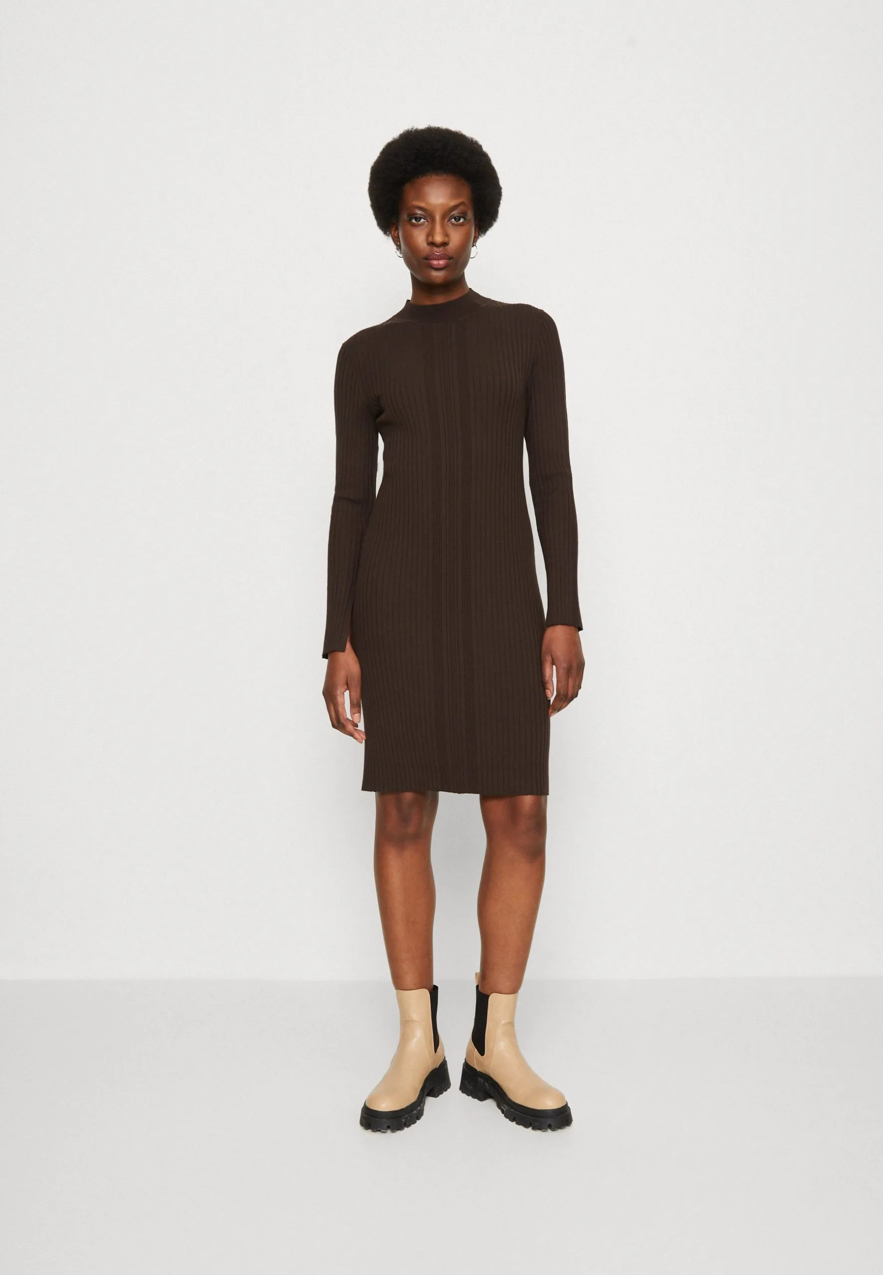 Marc O'Polo LONGSLEEVE, SMALL STAND-UP COLLAR - Strikkjoler 3 Marc O'Polo LONGSLEEVE, SMALL STAND-UP COLLAR - Strikkjoler