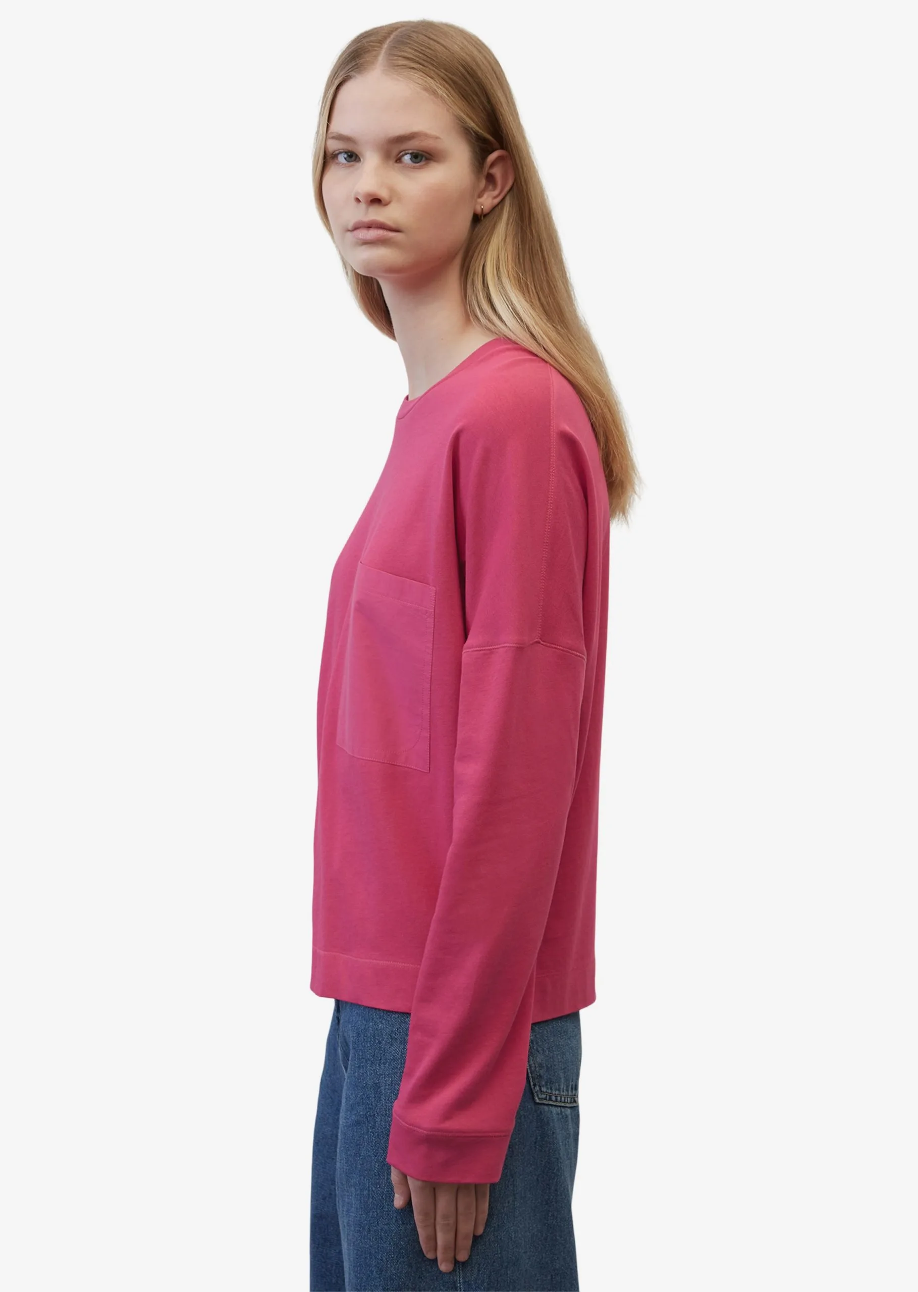 Marc O'Polo DENIM Langærmede Trøjer Shirts Kvinder Fuchsia 6 Marc O'Polo DENIM Langærmede Trøjer Shirts Kvinder Fuchsia - Billede 4