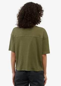 Marc O'Polo T-shirts Shirts Kvinder Khaki -Marc O'Polo Butik 75448052817bc11ab9643fec5ea51050