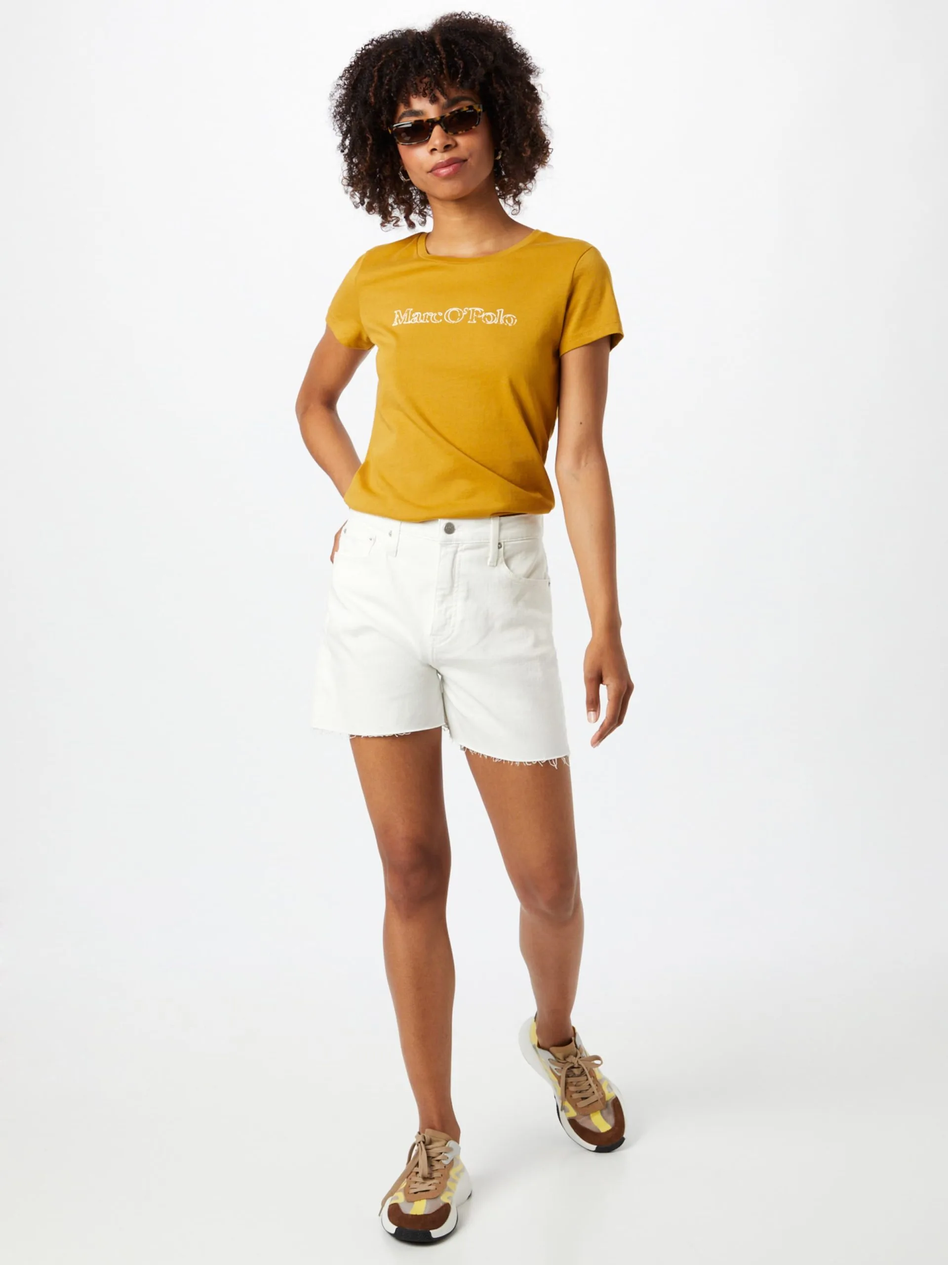 Marc O'Polo T-shirts Shirts Kvinder Honning / Pastelgul 7 Marc O'Polo T-shirts Shirts Kvinder Honning / Pastelgul - Billede 5