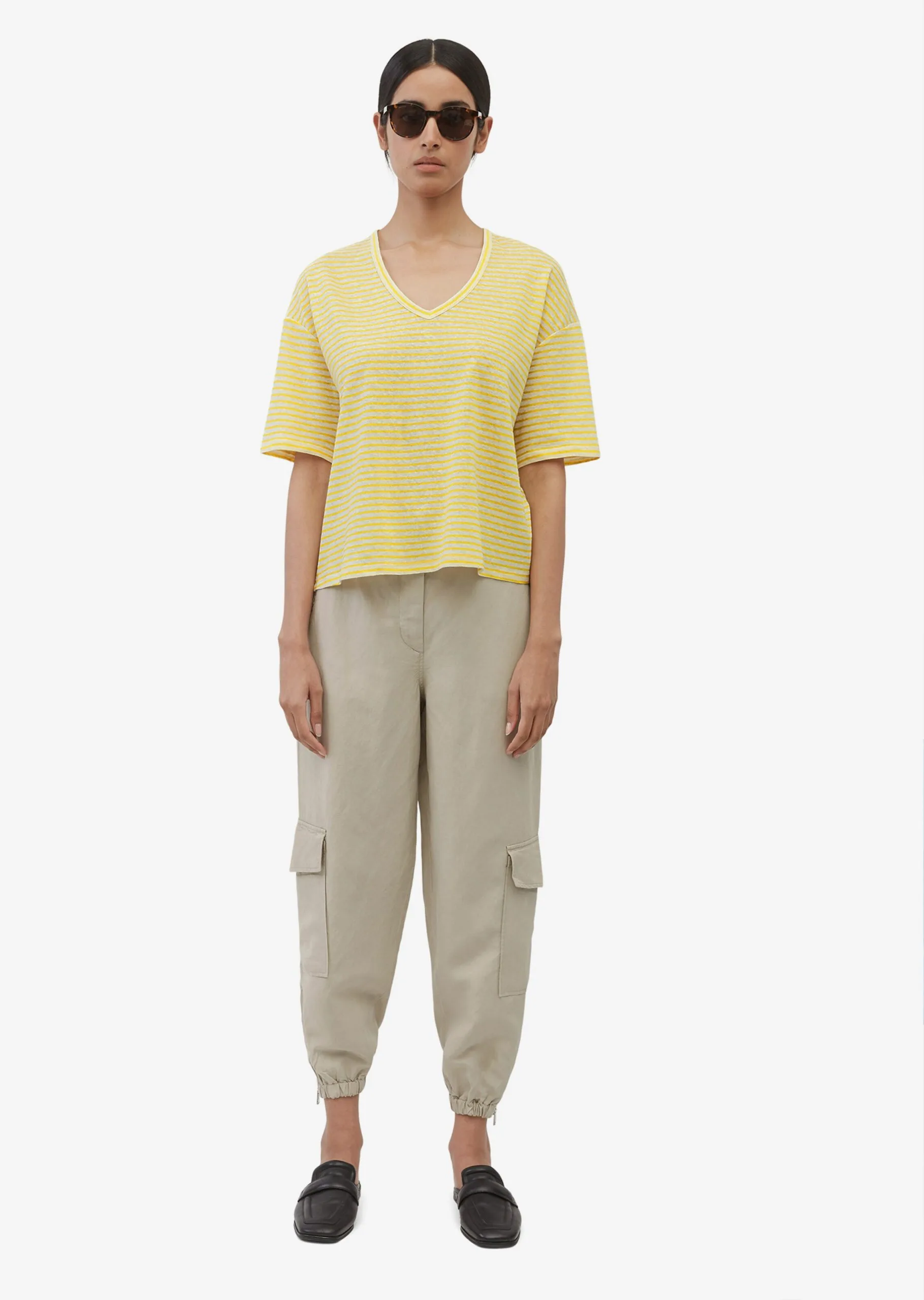 Marc O'Polo T-shirts Shirts Kvinder Lemon 5 Marc O'Polo T-shirts Shirts Kvinder Lemon - Billede 3