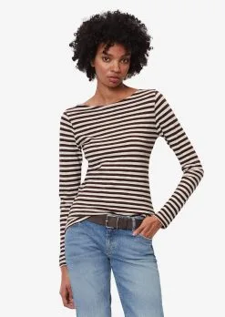 Marc O'Polo Langærmede Trøjer Shirts Kvinder Beige / Brun 9 Marc O'Polo Langærmede Trøjer Shirts Kvinder Beige / Brun -Marc O'Polo Butik 8016609648a2ebea95acb445ac67d742