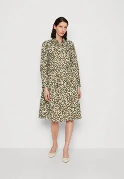 Marc O'Polo DRESS SHIRT STYLE FEMININE GATHERING MODERN DETAILS - Skjortekjole