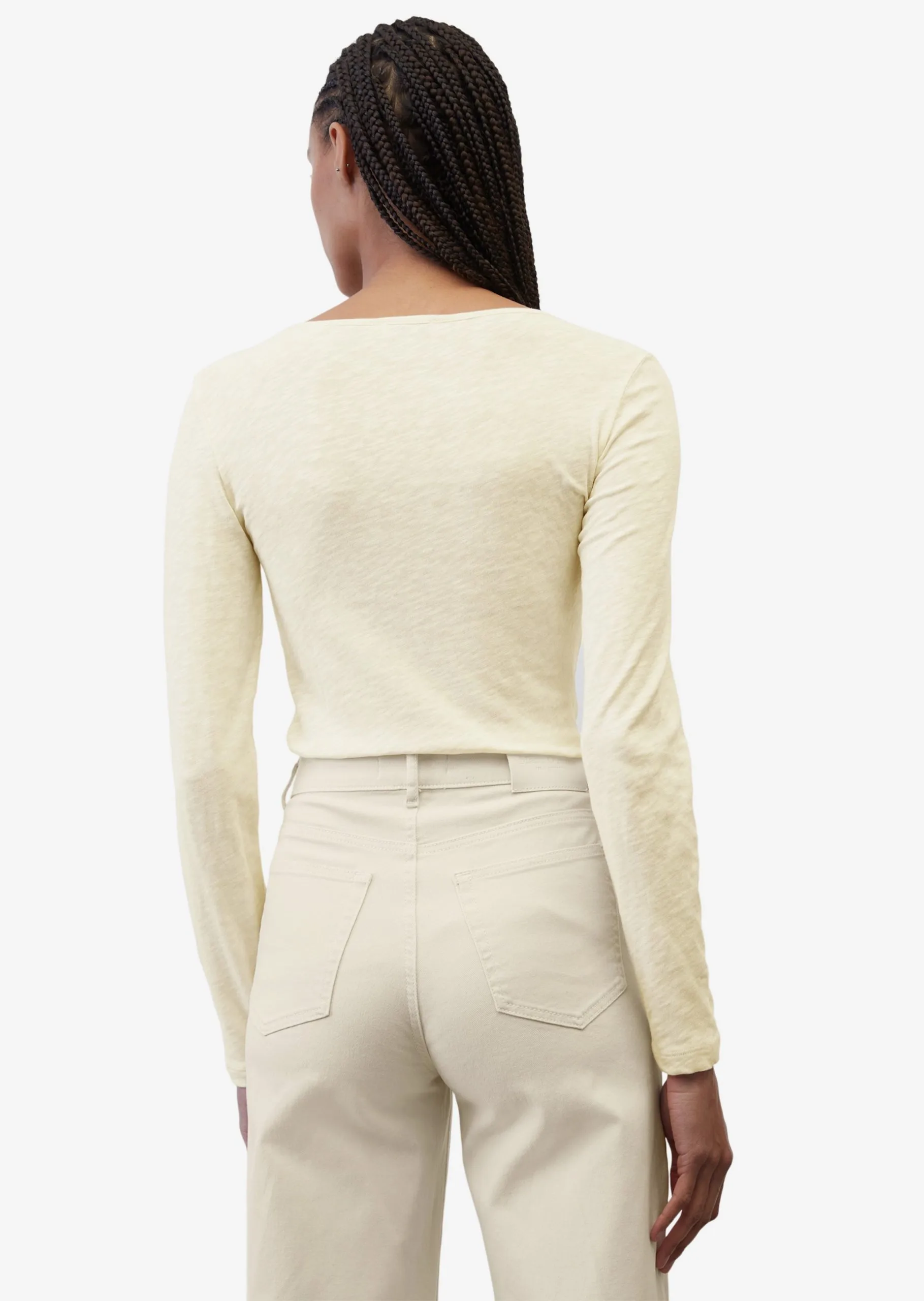 Marc O'Polo Langærmede Trøjer Shirts Kvinder Beige-meleret 7 Marc O'Polo Langærmede Trøjer Shirts Kvinder Beige-meleret - Billede 5