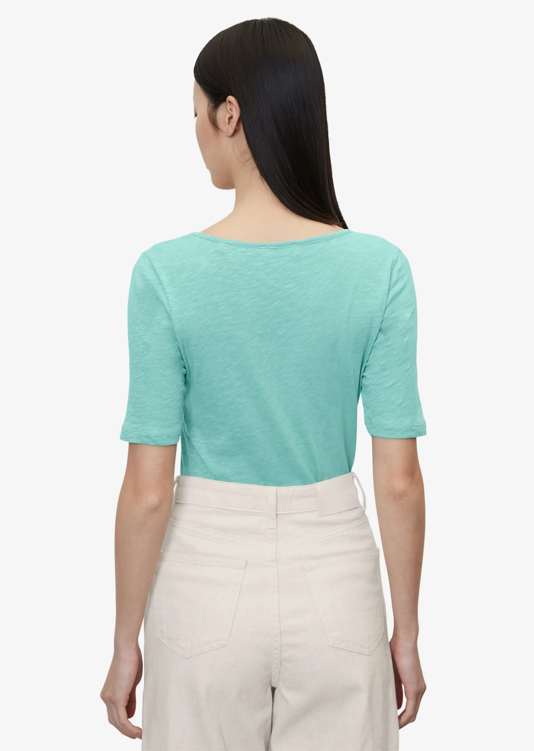 Marc O'Polo T-shirts Shirts Kvinder Aqua 6 Marc O'Polo T-shirts Shirts Kvinder Aqua - Billede 4