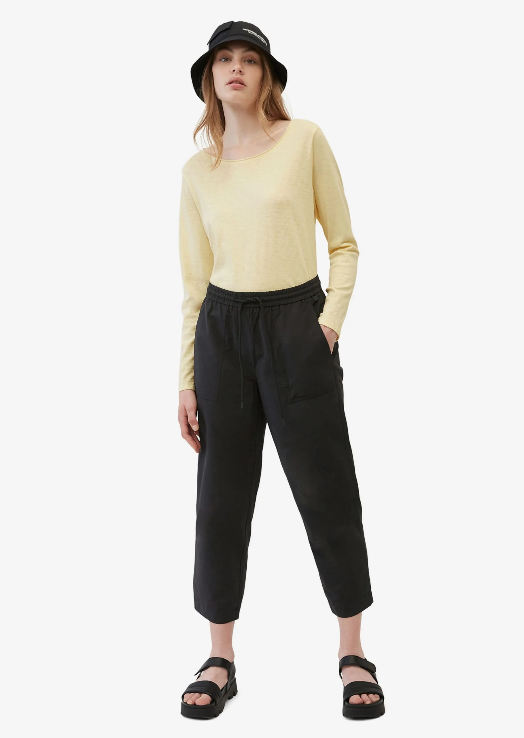 Marc O'Polo DENIM Langærmede Trøjer Shirts Kvinder Lysegul 5 Marc O'Polo DENIM Langærmede Trøjer Shirts Kvinder Lysegul - Billede 3