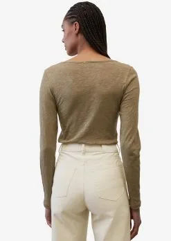Marc O'Polo Langærmede Trøjer Shirts Kvinder Lysebrun 12 Marc O'Polo Langærmede Trøjer Shirts Kvinder Lysebrun -Marc O'Polo Butik 95e83b384a2e058c8ba55f046eac7007