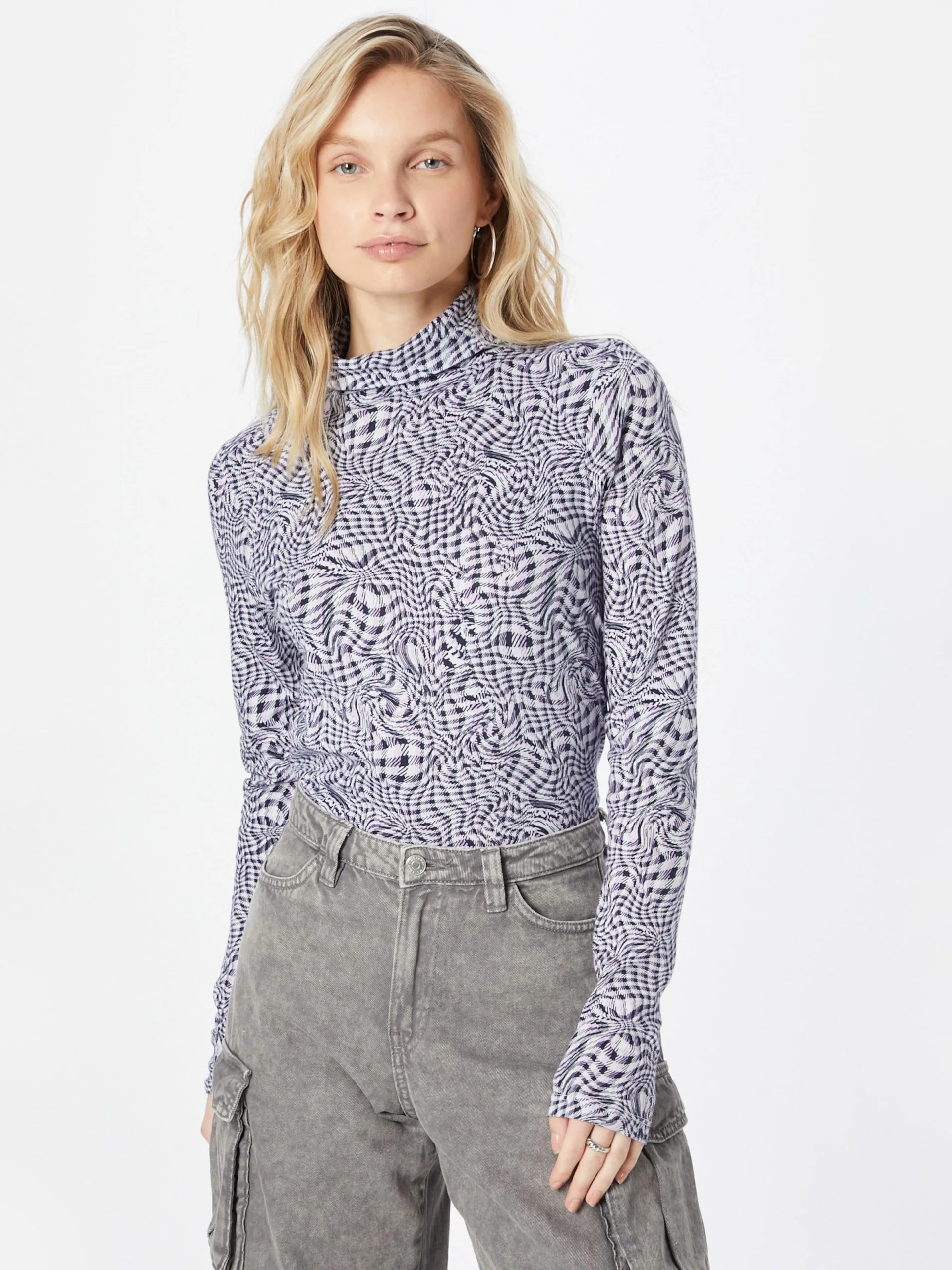 Marc O'Polo DENIM Langærmede Trøjer Shirts Kvinder Aubergine / Lyselilla / Hvid 5 Marc O'Polo DENIM Langærmede Trøjer Shirts Kvinder Aubergine / Lyselilla / Hvid - Billede 3