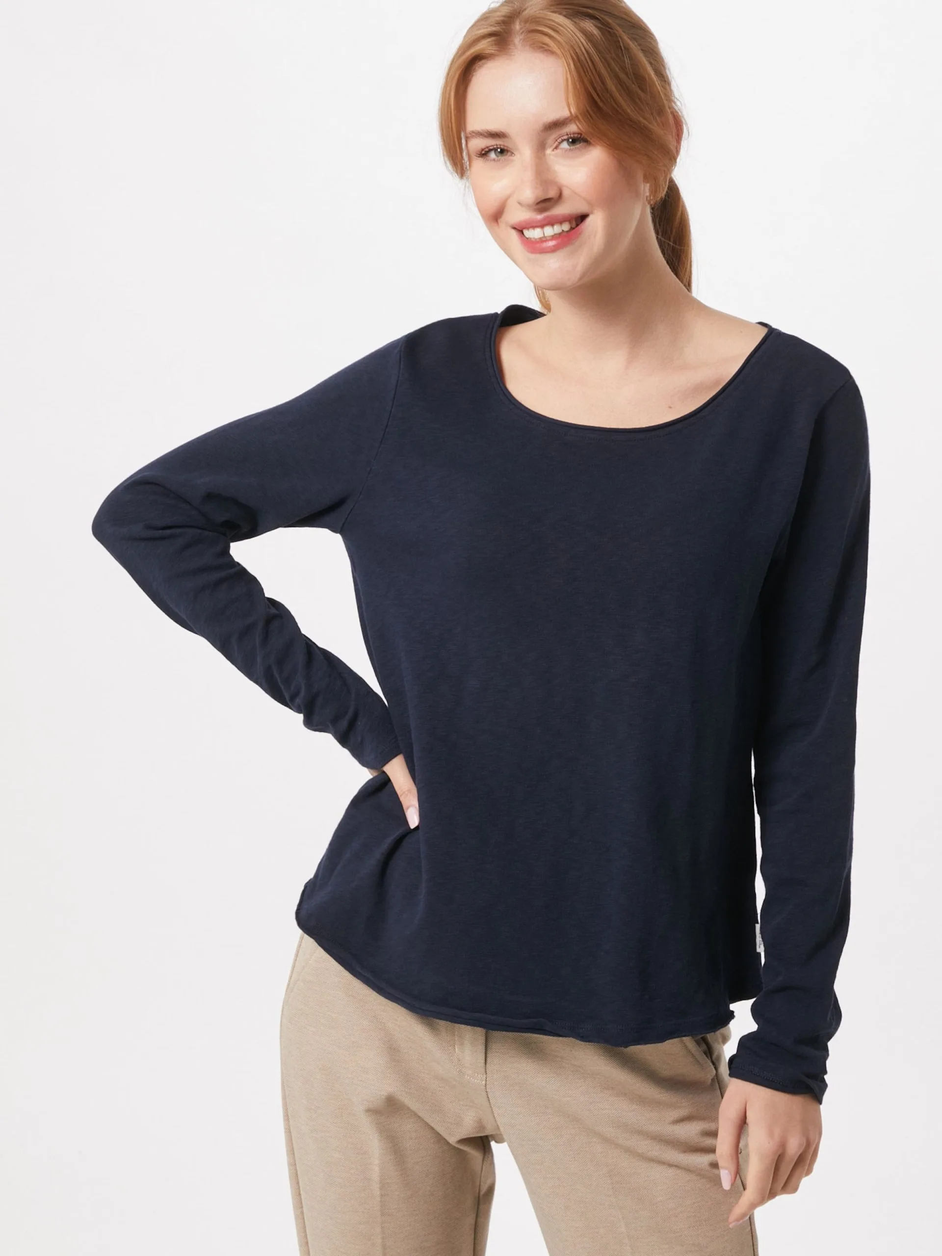 Marc O'Polo DENIM Langærmede Trøjer Shirts Kvinder Navy 4 Marc O'Polo DENIM Langærmede Trøjer Shirts Kvinder Navy - Billede 2