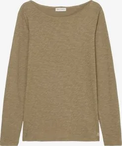 Marc O'Polo Langærmede Trøjer Shirts Kvinder Mørkebeige