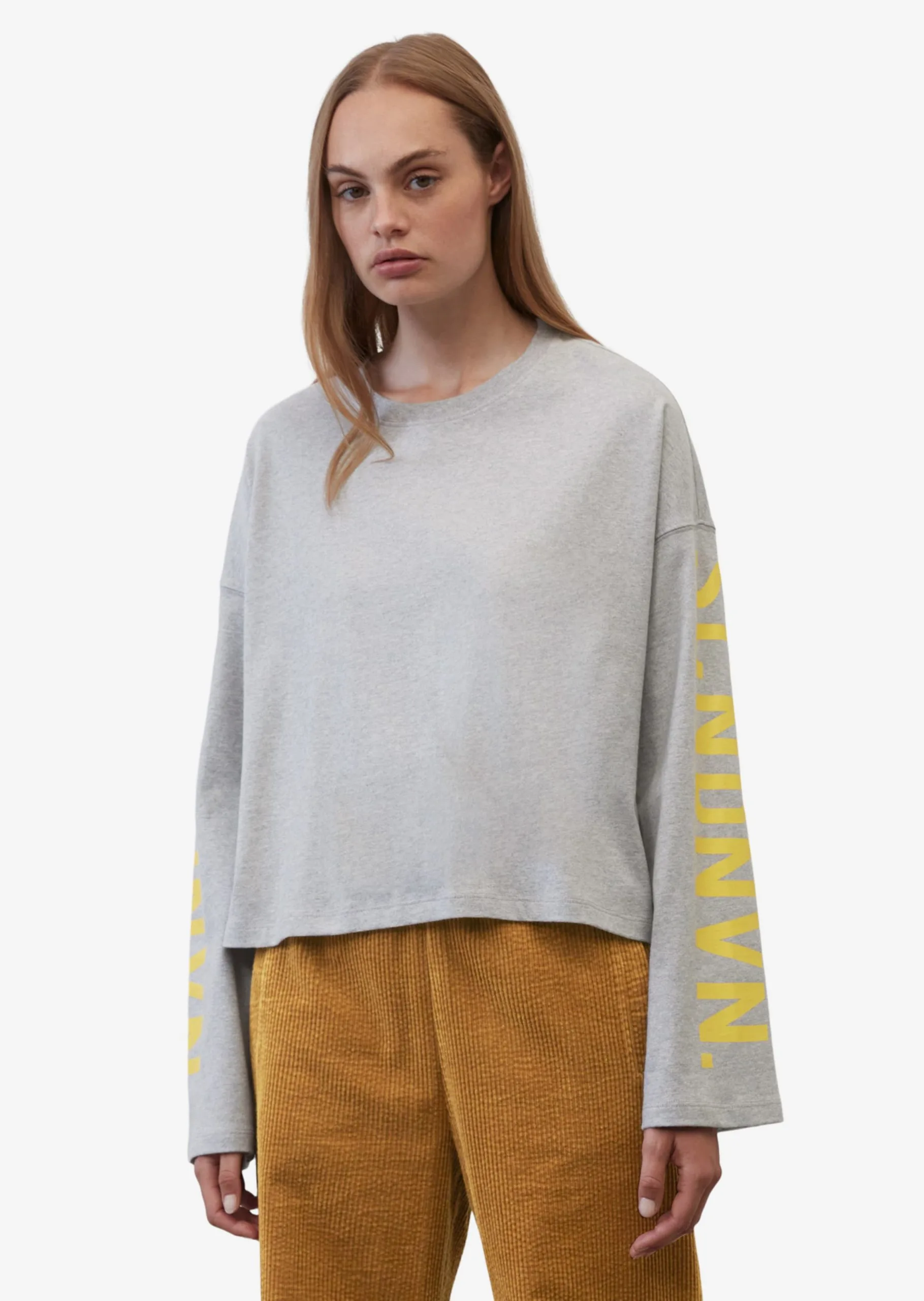 Marc O'Polo DENIM Langærmede Trøjer Shirts Kvinder Grå 4 Marc O'Polo DENIM Langærmede Trøjer Shirts Kvinder Grå - Billede 2