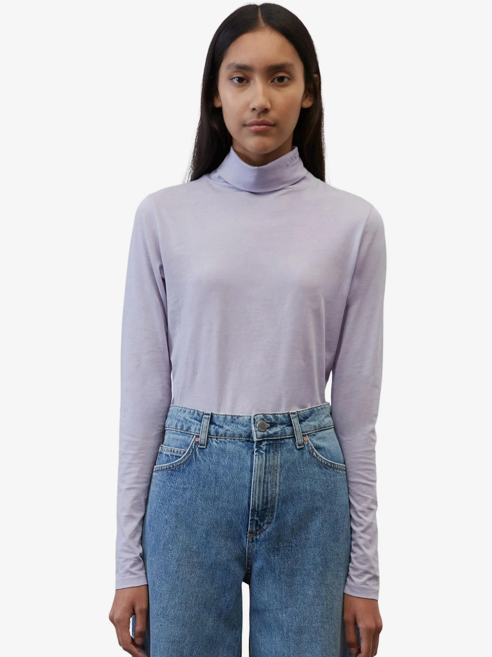 Marc O'Polo DENIM Langærmede Trøjer Shirts Kvinder Pastellilla 4 Marc O'Polo DENIM Langærmede Trøjer Shirts Kvinder Pastellilla - Billede 2