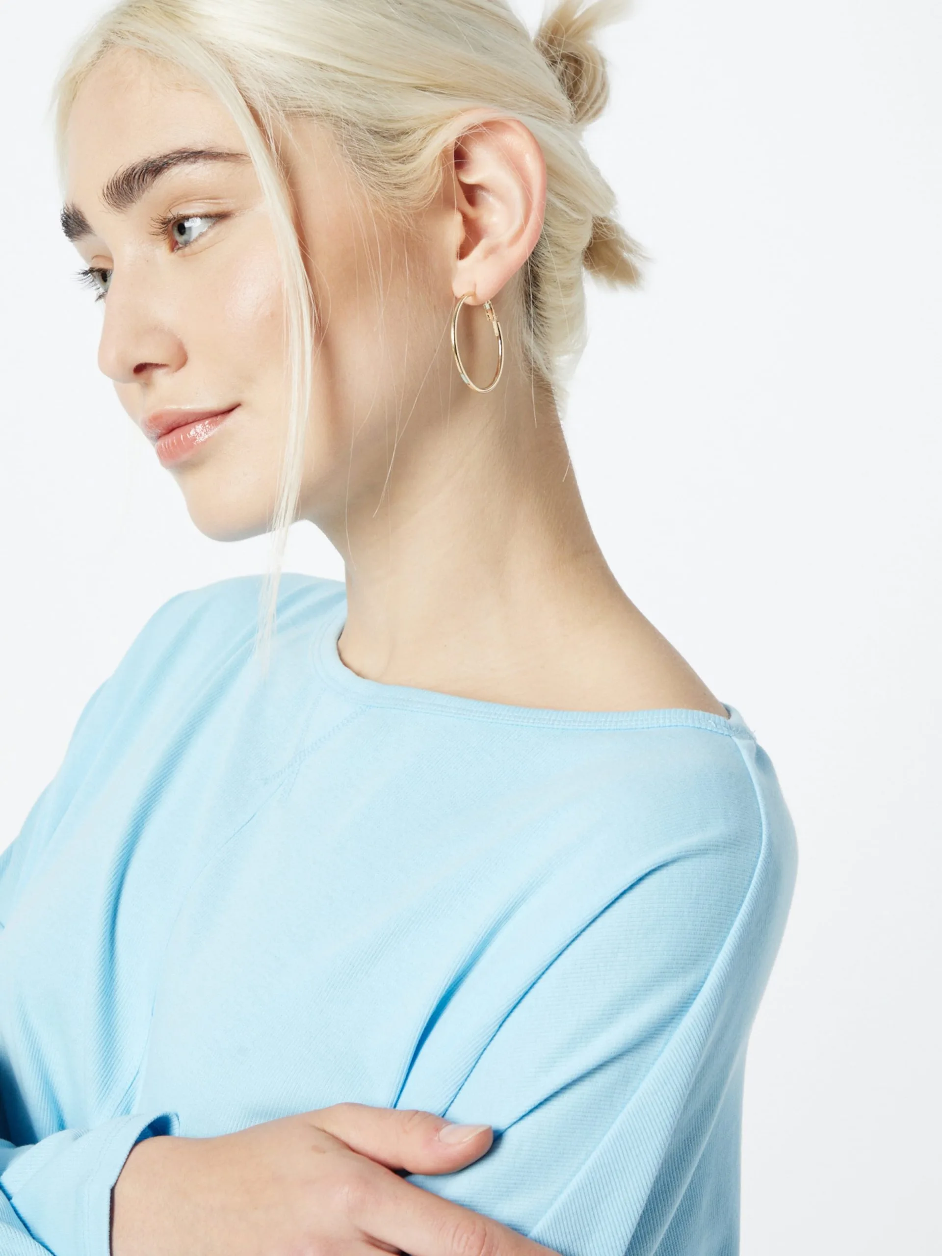 Marc O'Polo DENIM Langærmede Trøjer Shirts Kvinder Lyseblå 7 Marc O'Polo DENIM Langærmede Trøjer Shirts Kvinder Lyseblå - Billede 5