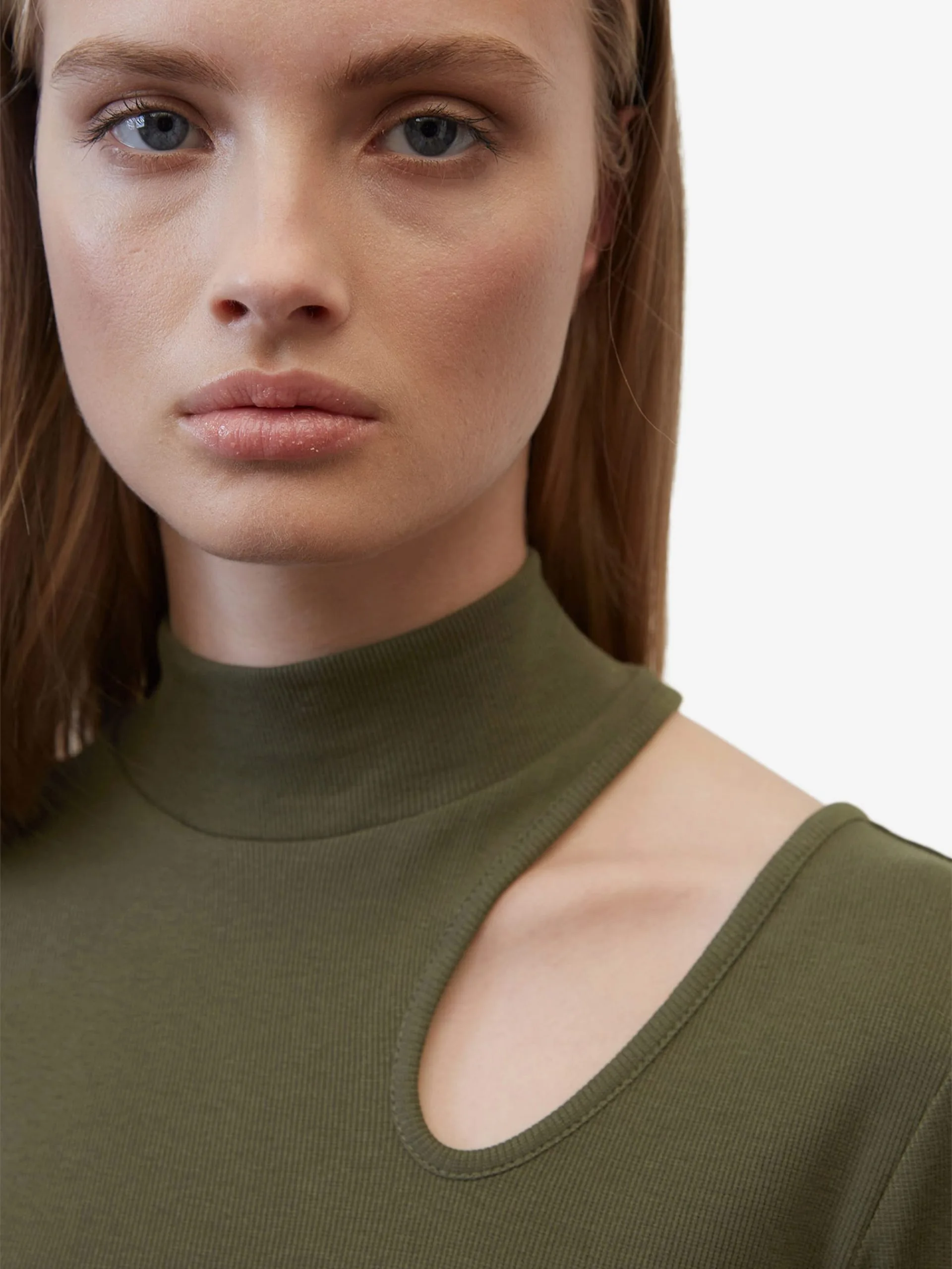 Marc O'Polo DENIM Langærmede Trøjer Shirts Kvinder Khaki 6 Marc O'Polo DENIM Langærmede Trøjer Shirts Kvinder Khaki - Billede 4