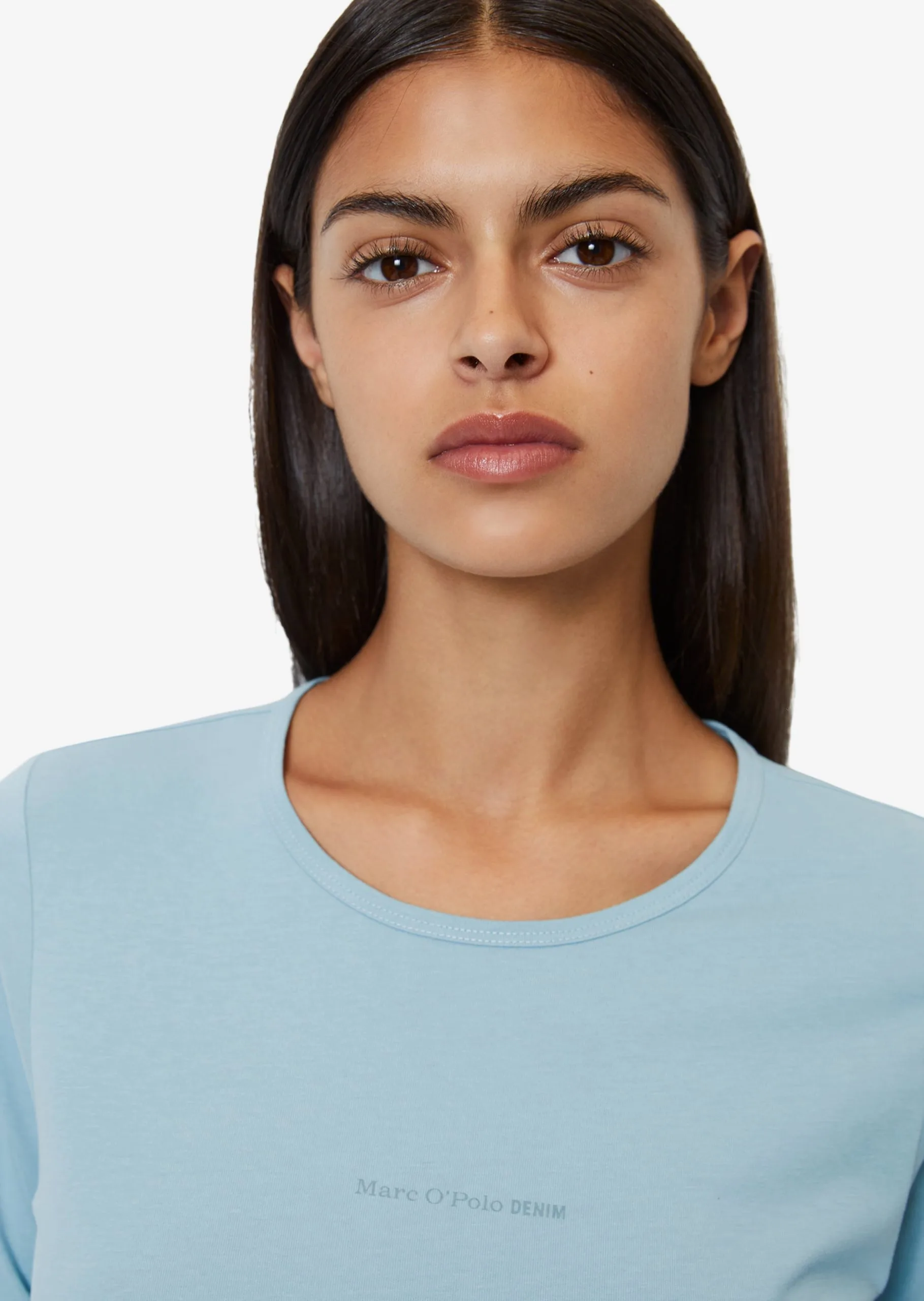 Marc O'Polo DENIM Langærmede Trøjer Shirts DfC Kvinder Lyseblå 8 Marc O'Polo DENIM Langærmede Trøjer Shirts DfC Kvinder Lyseblå - Billede 6