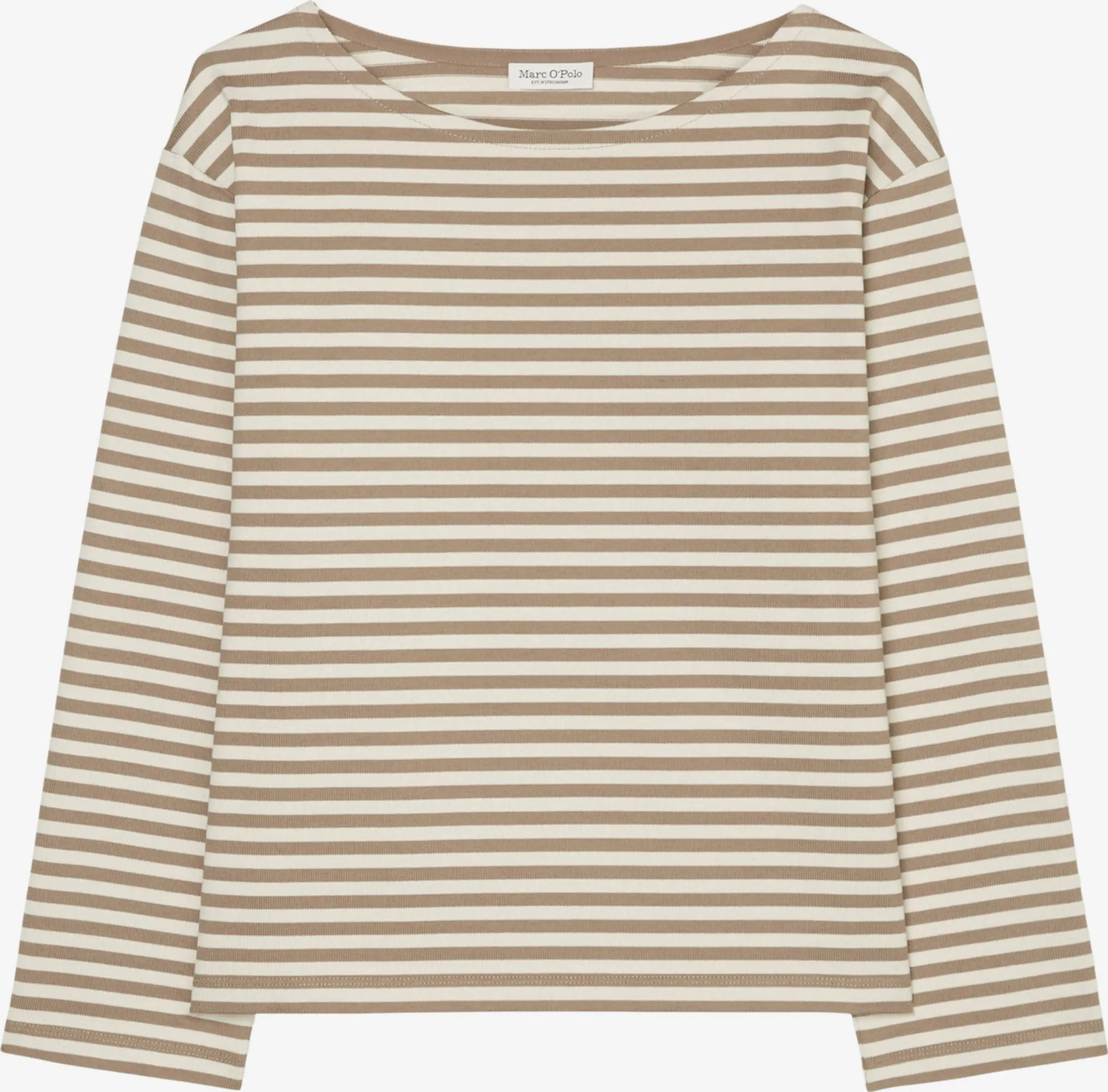 Marc O'Polo Langærmede Trøjer Shirts Kvinder Brun 3 Marc O'Polo Langærmede Trøjer Shirts Kvinder Brun