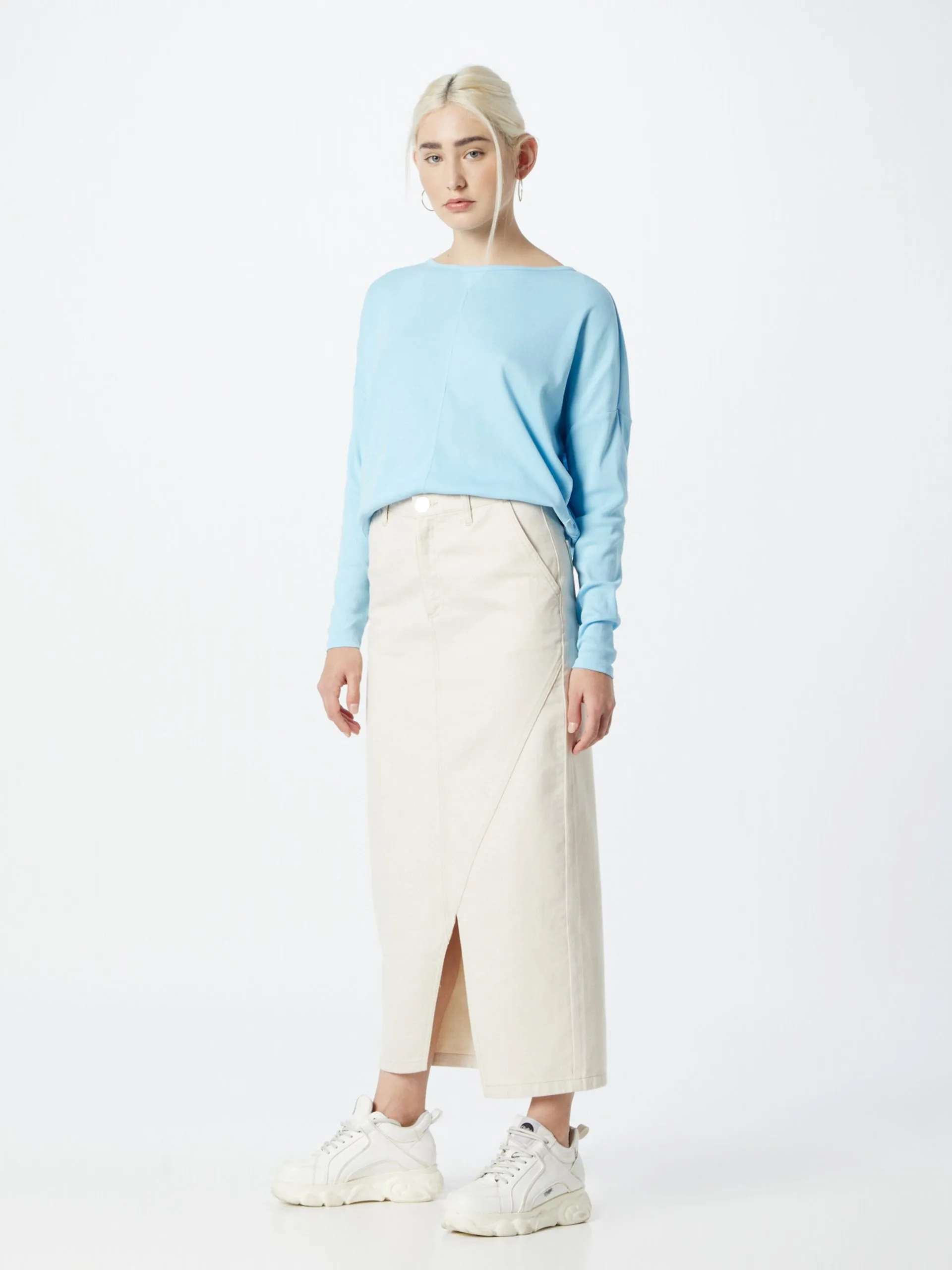 Marc O'Polo DENIM Langærmede Trøjer Shirts Kvinder Lyseblå 6 Marc O'Polo DENIM Langærmede Trøjer Shirts Kvinder Lyseblå - Billede 4