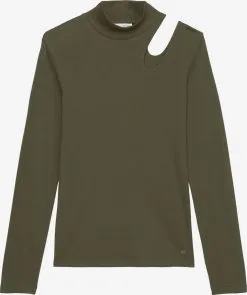 Marc O'Polo DENIM Langærmede Trøjer Shirts Kvinder Khaki