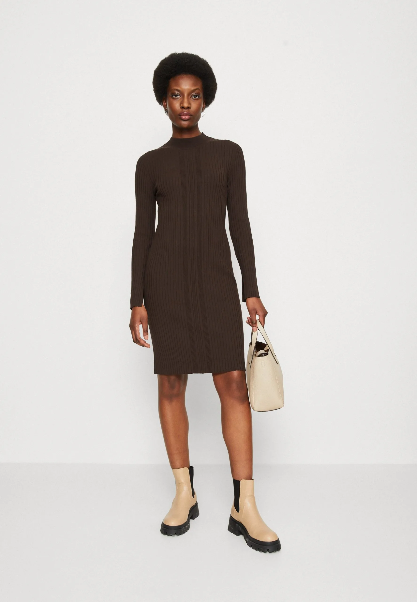 Marc O'Polo LONGSLEEVE, SMALL STAND-UP COLLAR - Strikkjoler 4 Marc O'Polo LONGSLEEVE, SMALL STAND-UP COLLAR - Strikkjoler - Billede 2