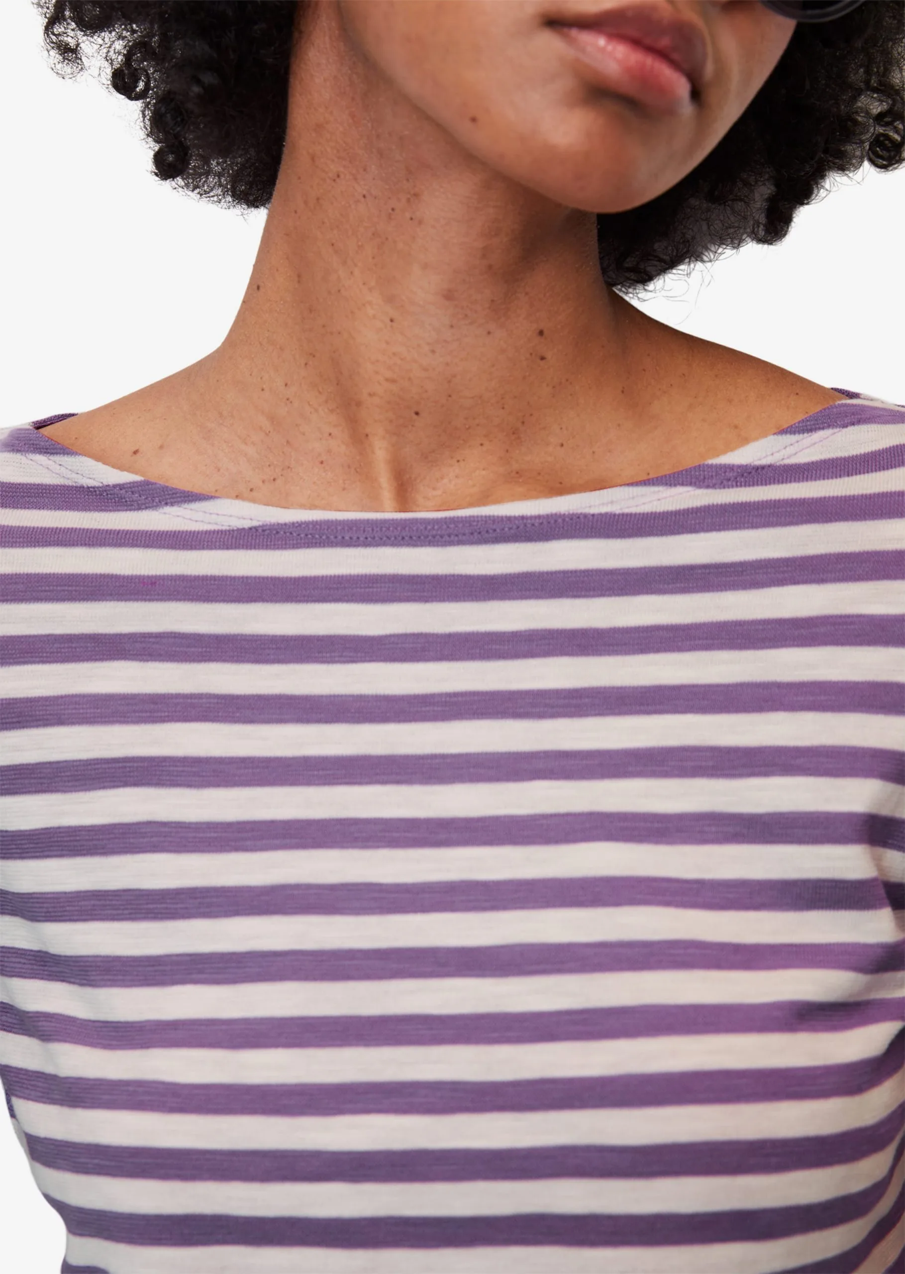 Marc O'Polo Langærmede Trøjer Shirts Kvinder Lilla 8 Marc O'Polo Langærmede Trøjer Shirts Kvinder Lilla - Billede 6