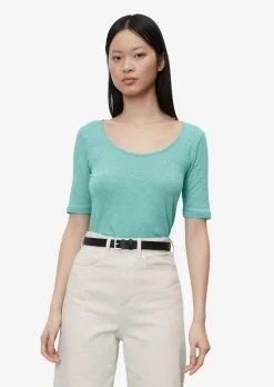 Marc O'Polo T-shirts Shirts Kvinder Aqua 12 Marc O'Polo T-shirts Shirts Kvinder Aqua -Marc O'Polo Butik bdf7c24163726376b8a9311e456bb1d8