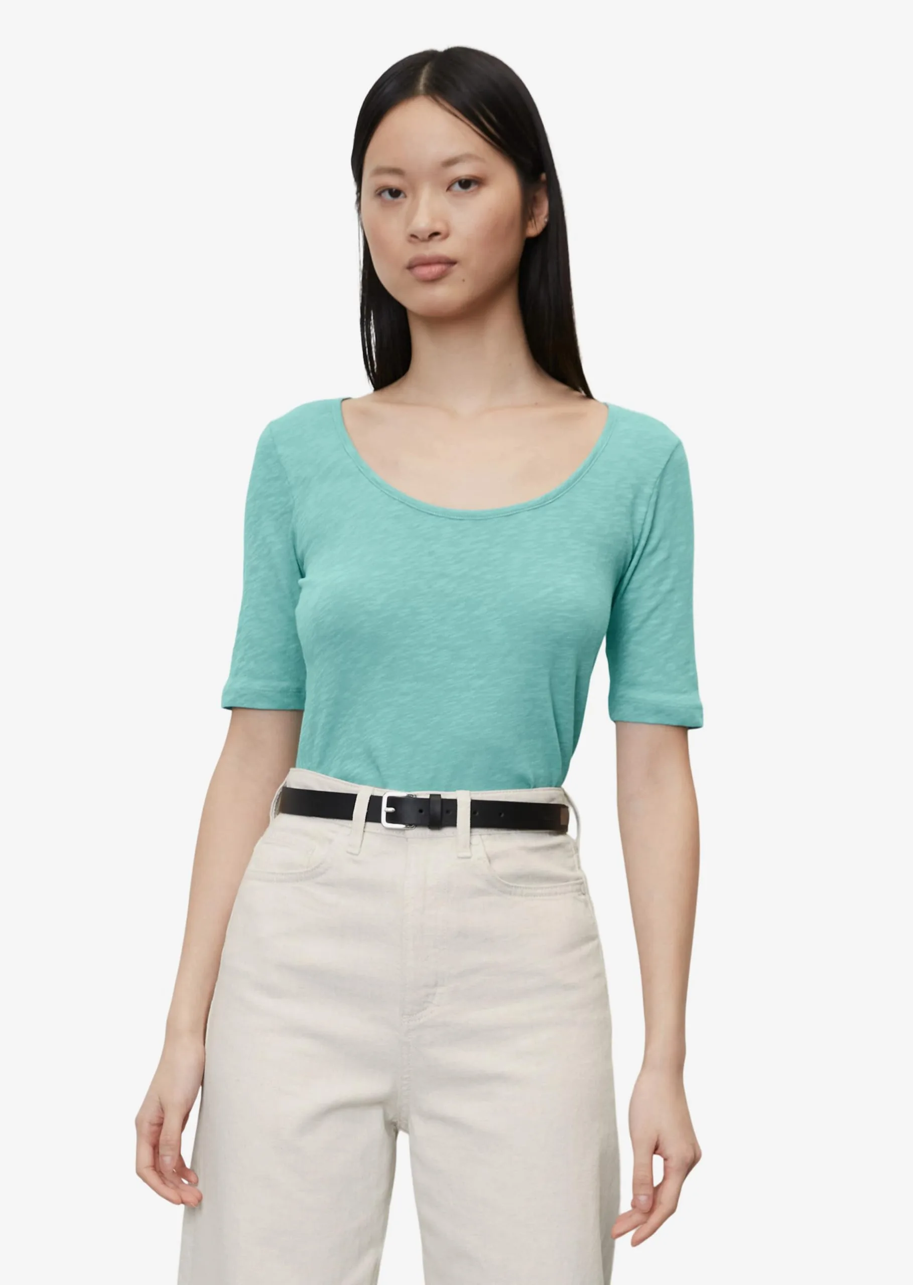 Marc O'Polo T-shirts Shirts Kvinder Aqua 7 Marc O'Polo T-shirts Shirts Kvinder Aqua - Billede 5