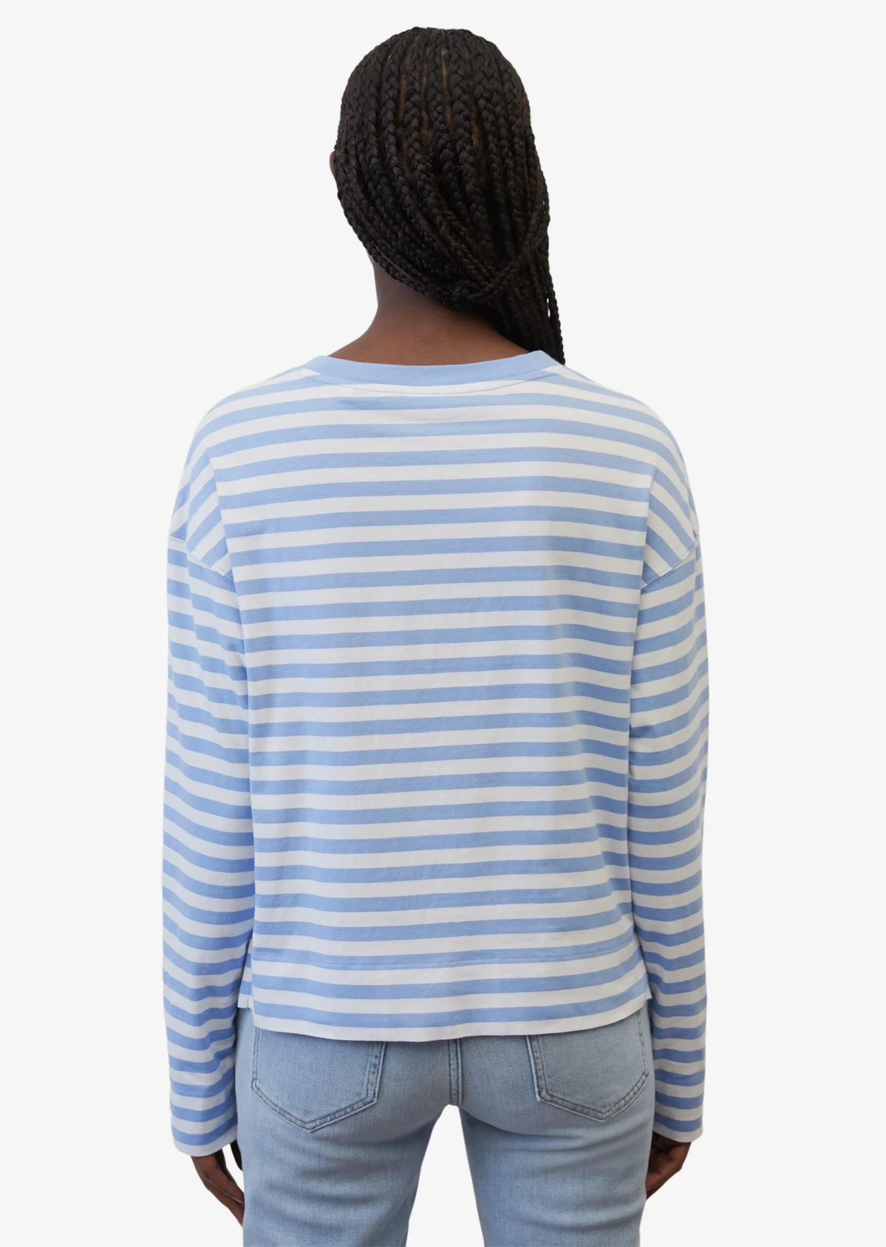 Marc O'Polo DENIM Langærmede Trøjer Shirts Kvinder Røgblå 7 Marc O'Polo DENIM Langærmede Trøjer Shirts Kvinder Røgblå - Billede 5